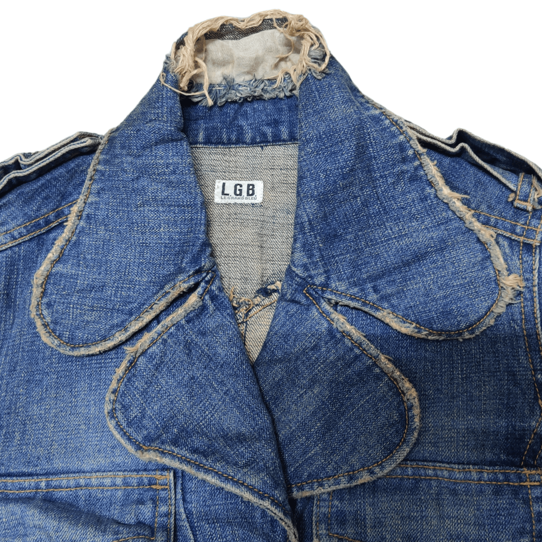 Le Grande Bleu (L.G.B.) Le Grande Bleu (L.G.B.) Denim Jacket ifsixwasnine Size US XS / EU 42 / 0 - 5 Thumbnail