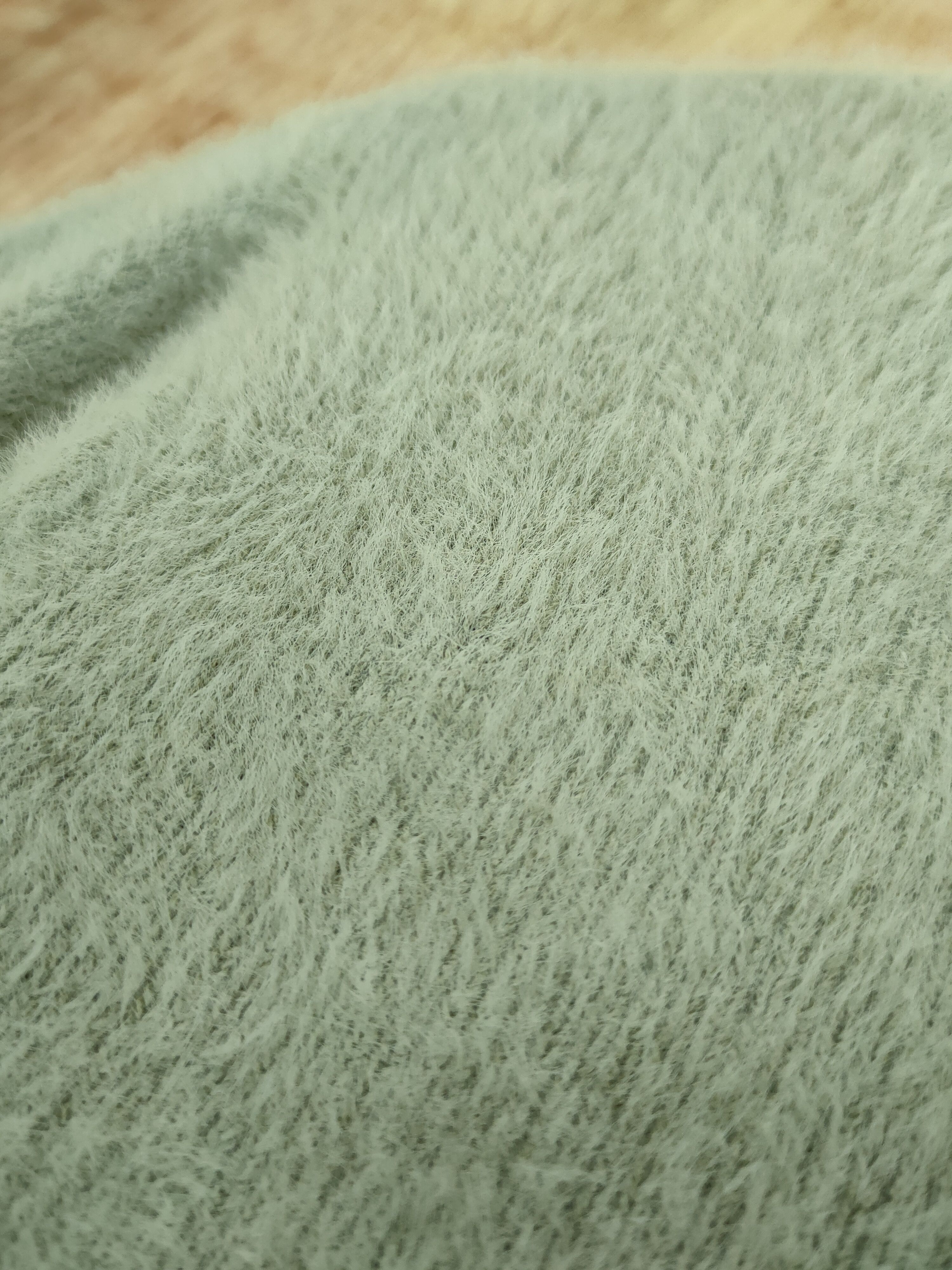 Homespun Knitwear D Grove fur mohair shaggy knitwear japan #46-556 Size L / US 10 / IT 46 - 5 Thumbnail