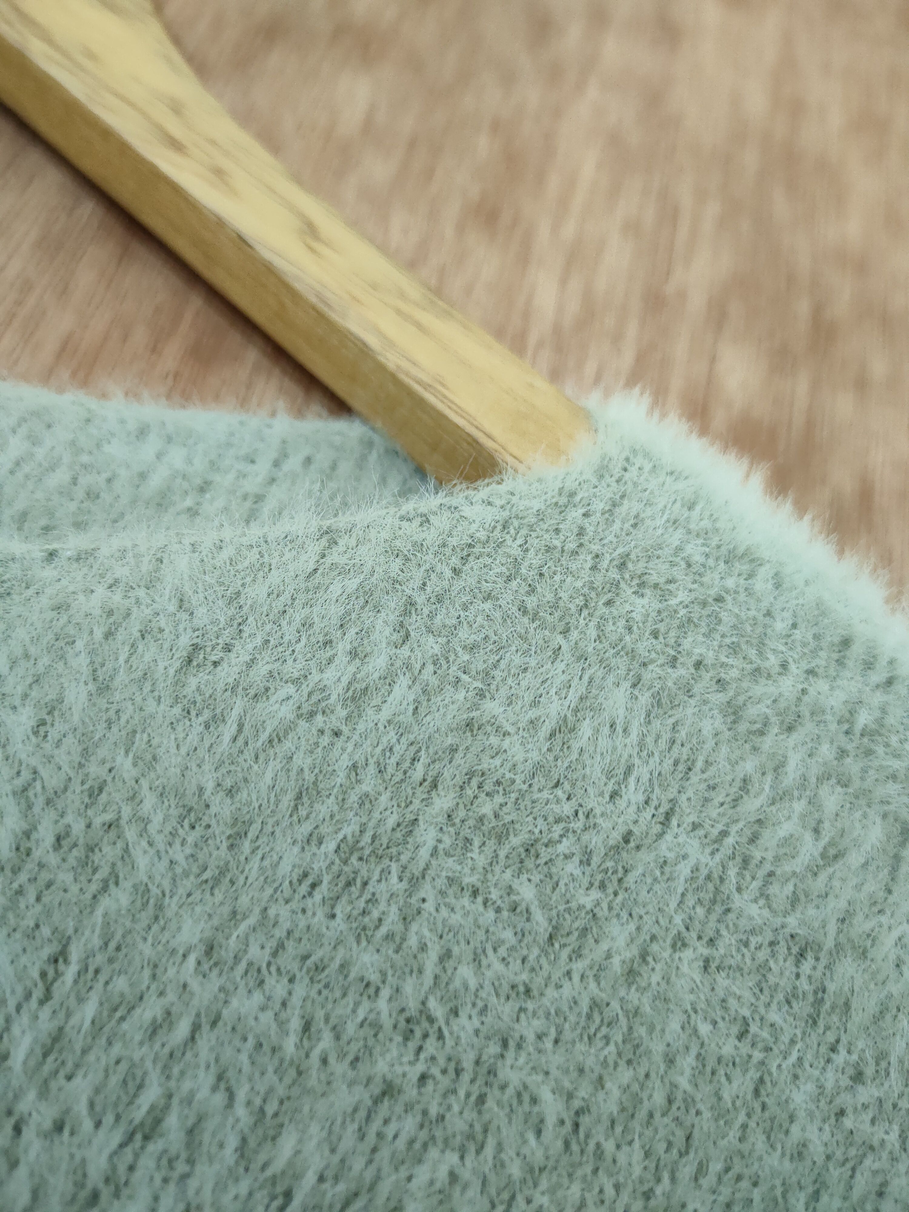 Homespun Knitwear D Grove fur mohair shaggy knitwear japan #46-556 Size L / US 10 / IT 46 - 6 Thumbnail