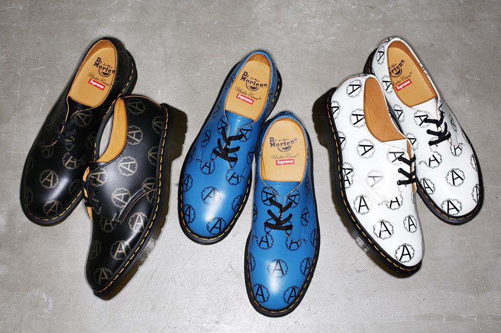 Dr. Martens × Supreme × Undercover Dr. Martens 3-Eye Supreme x Undercover Anarchy White Size US 9 / EU 42 - 5 Thumbnail