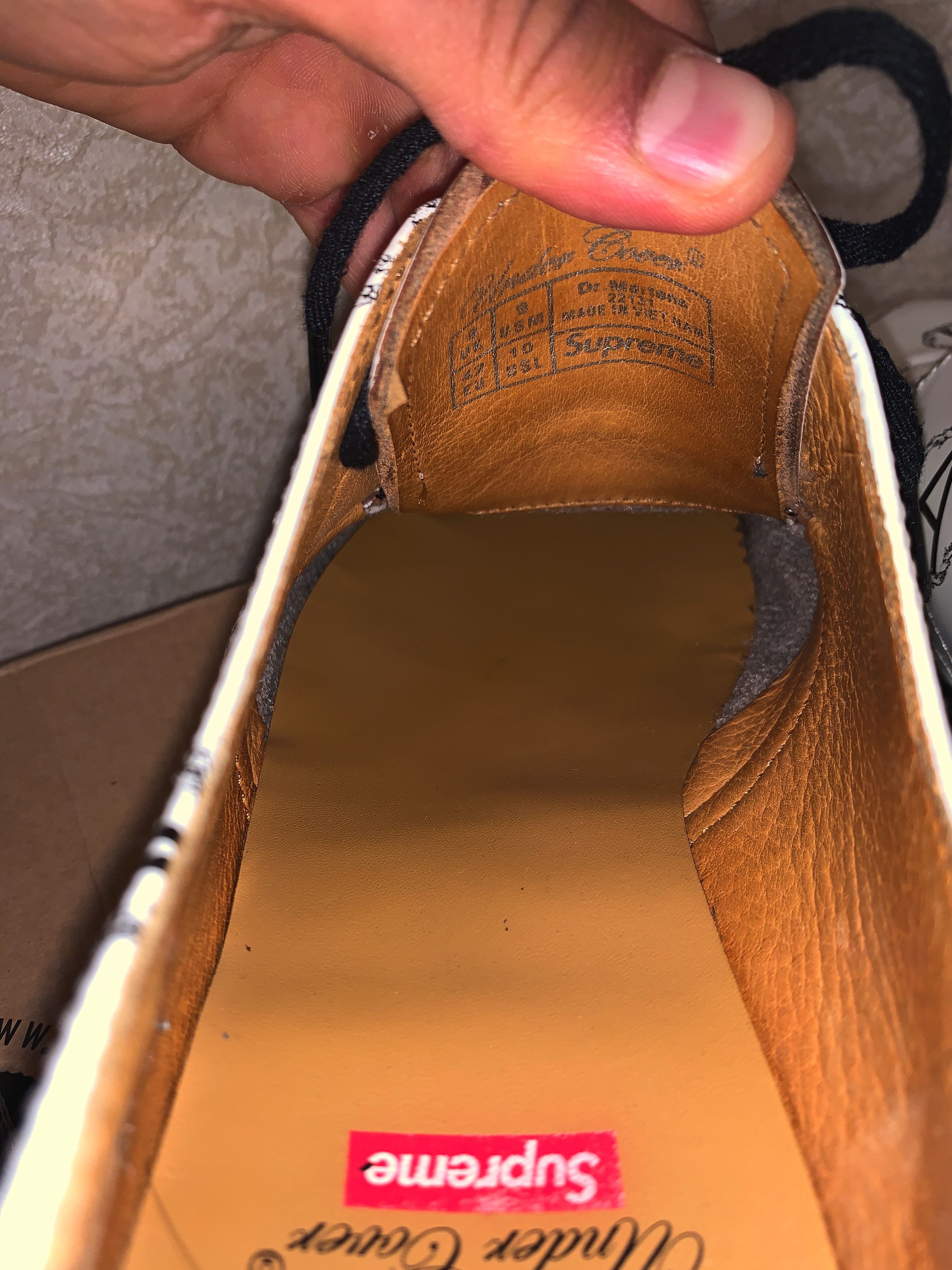 Dr. Martens × Supreme × Undercover Dr. Martens 3-Eye Supreme x Undercover Anarchy White Size US 9 / EU 42 - 12 Thumbnail