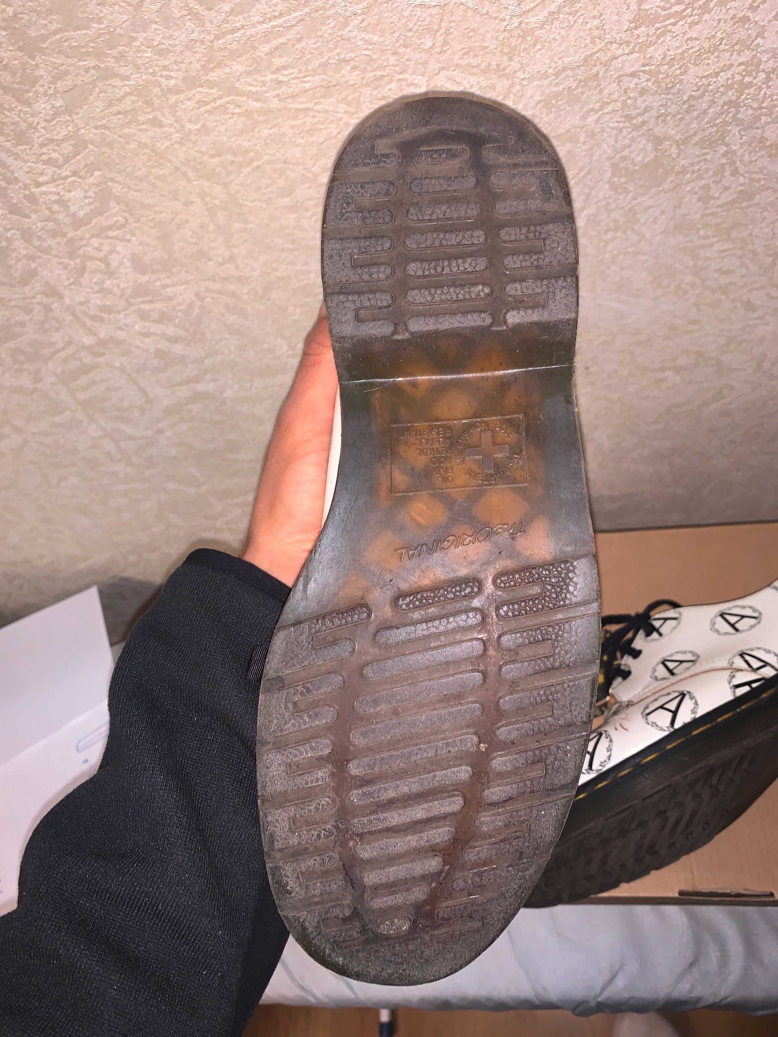 Dr. Martens × Supreme × Undercover Dr. Martens 3-Eye Supreme x Undercover Anarchy White Size US 9 / EU 42 - 10 Thumbnail
