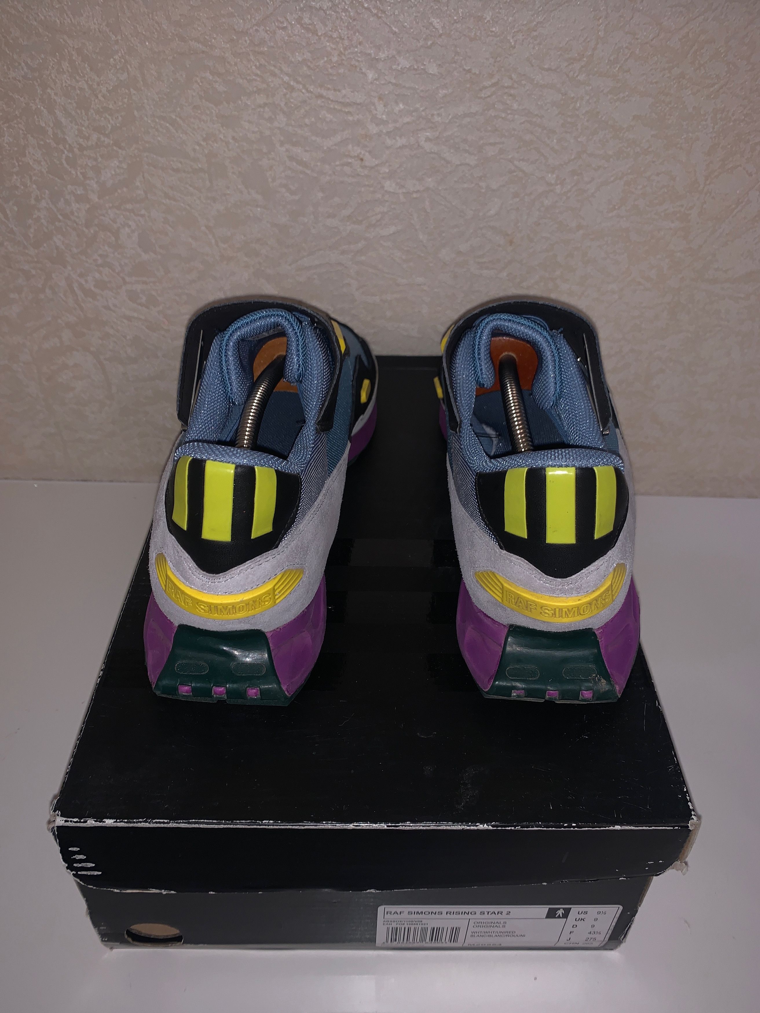 Adidas × Raf Simons ADIDAS X RAF SIMONS FORMULA ONE POWER BLUE & BLACK Size US 9.5 / EU 42-43 - 14 Thumbnail