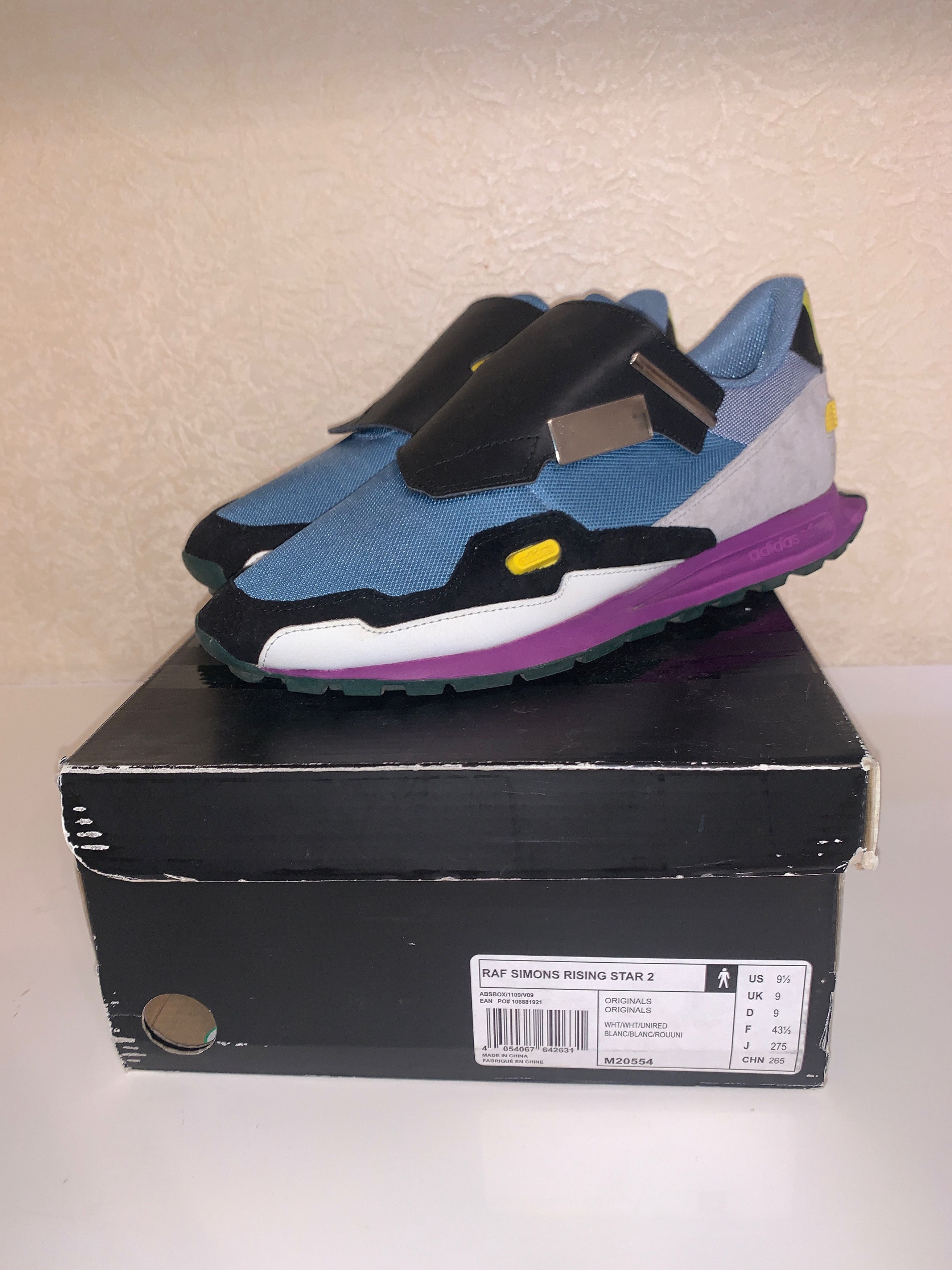 Adidas × Raf Simons ADIDAS X RAF SIMONS FORMULA ONE POWER BLUE & BLACK Size US 9.5 / EU 42-43 - 11 Thumbnail