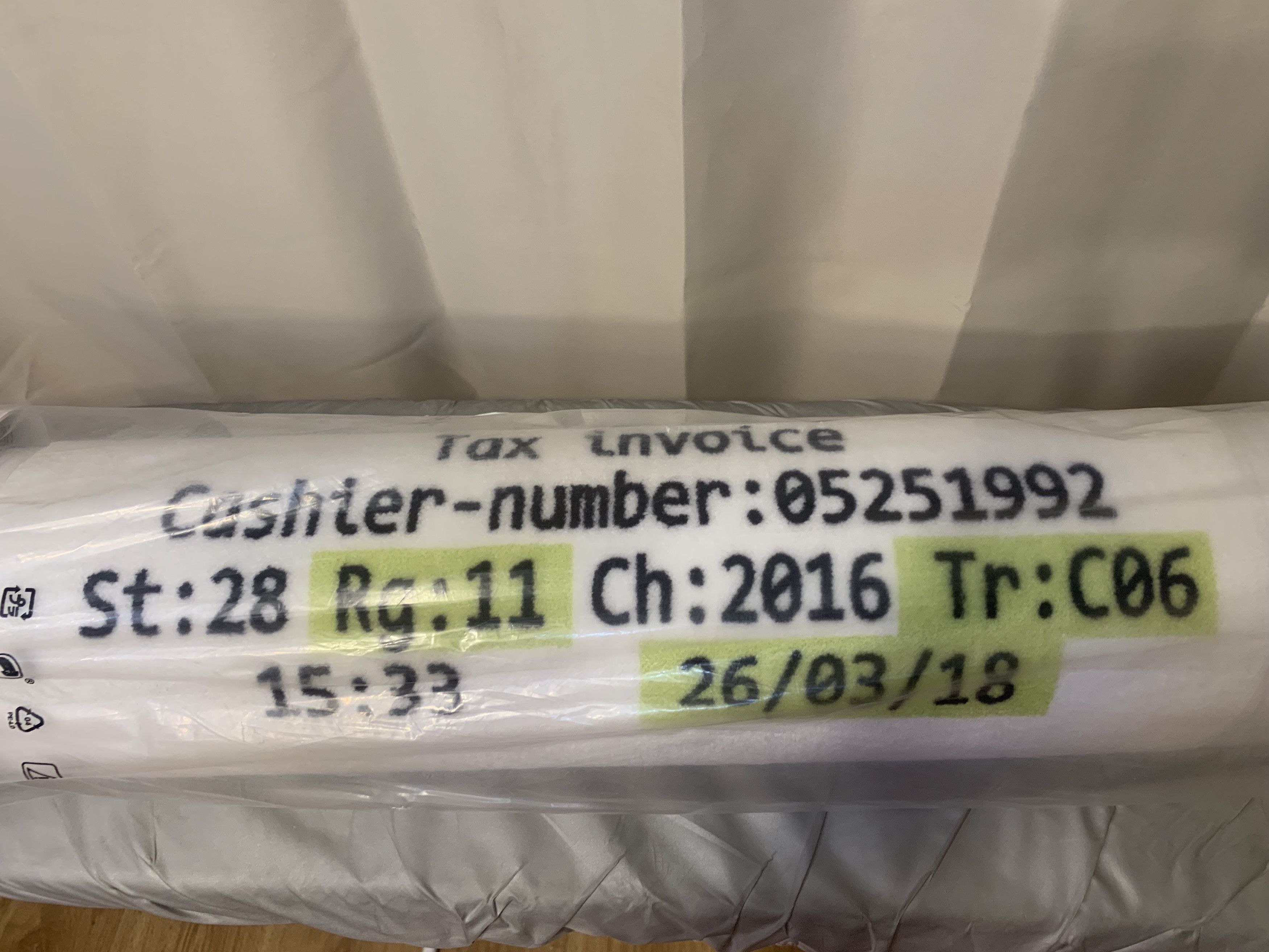Ikea × Virgil Abloh Ikea Virgil Abloh Receipt Rug Size ONE SIZE - 3 Thumbnail