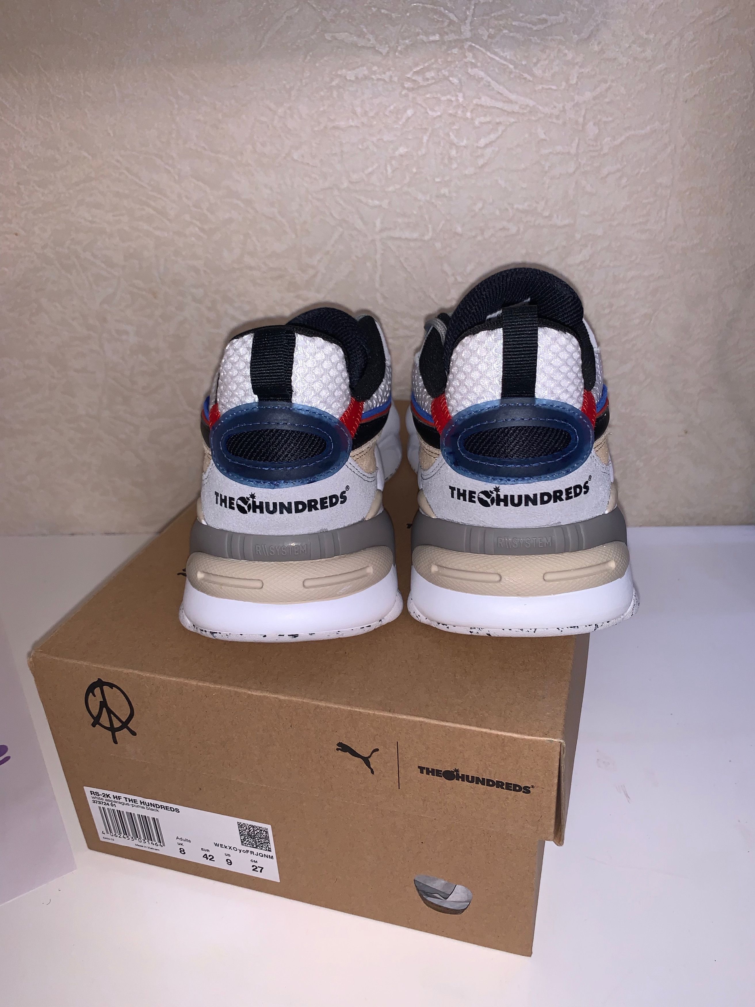 Puma × The Hundreds Puma Men x The Hundreds RS-2K HF White Asparagus Black Size US 9 / EU 42 - 10 Thumbnail