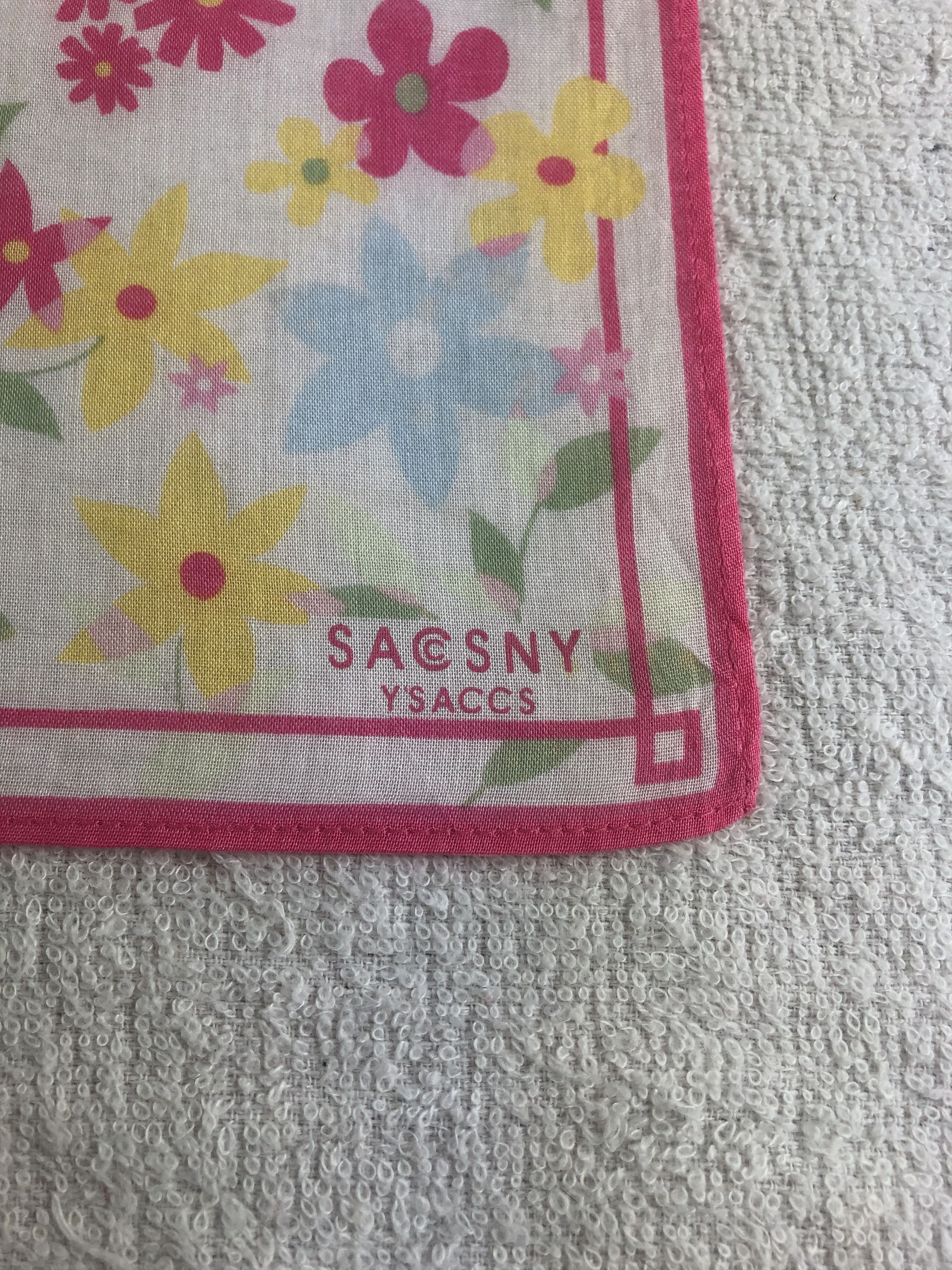 Yohji Yamamoto Sacsny Y'saccs Handkerchief / Bandana / Neckerchief C108 Size ONE SIZE - 5 Thumbnail