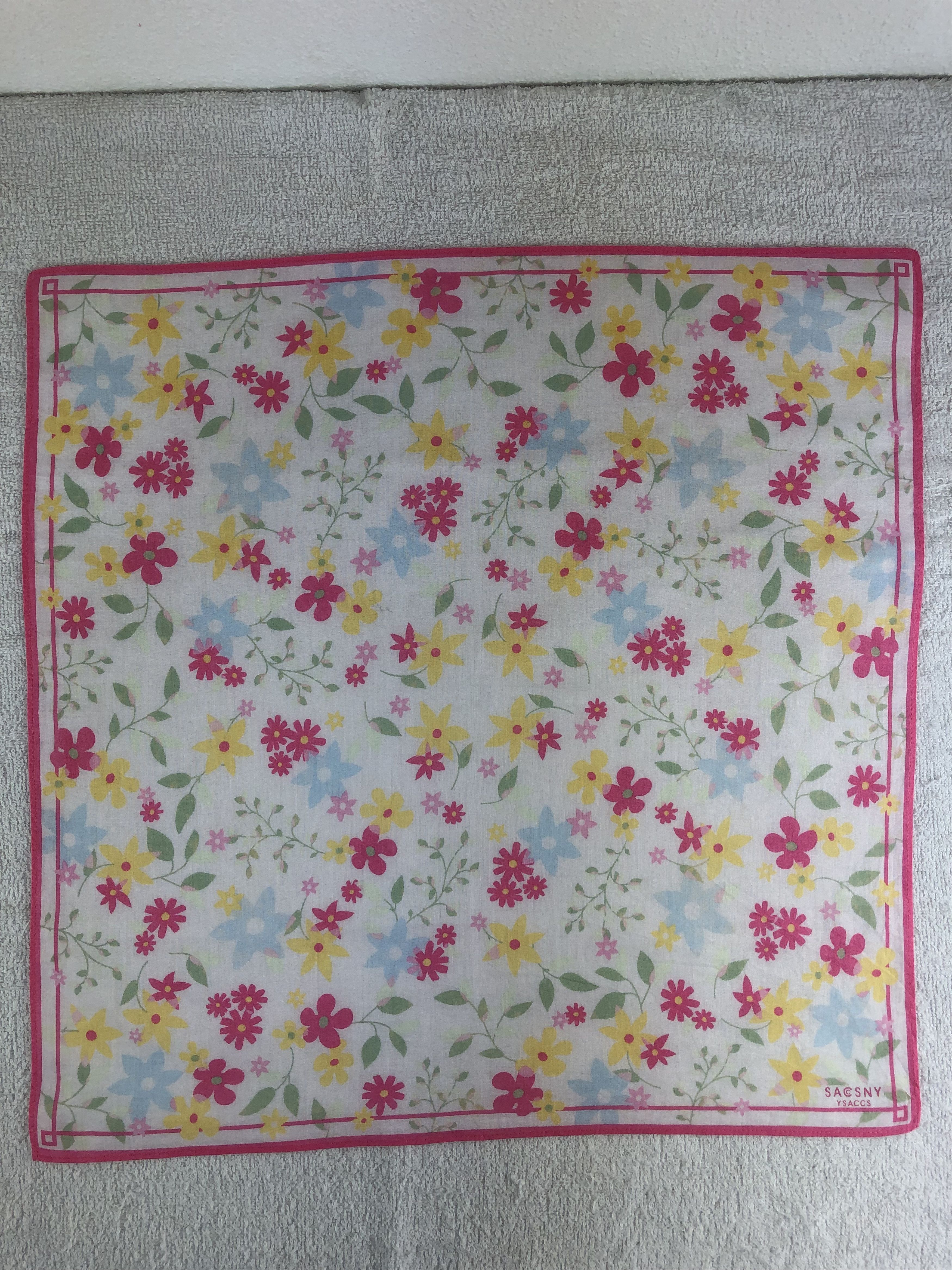 Yohji Yamamoto Sacsny Y'saccs Handkerchief / Bandana / Neckerchief C108 Size ONE SIZE - 3 Thumbnail