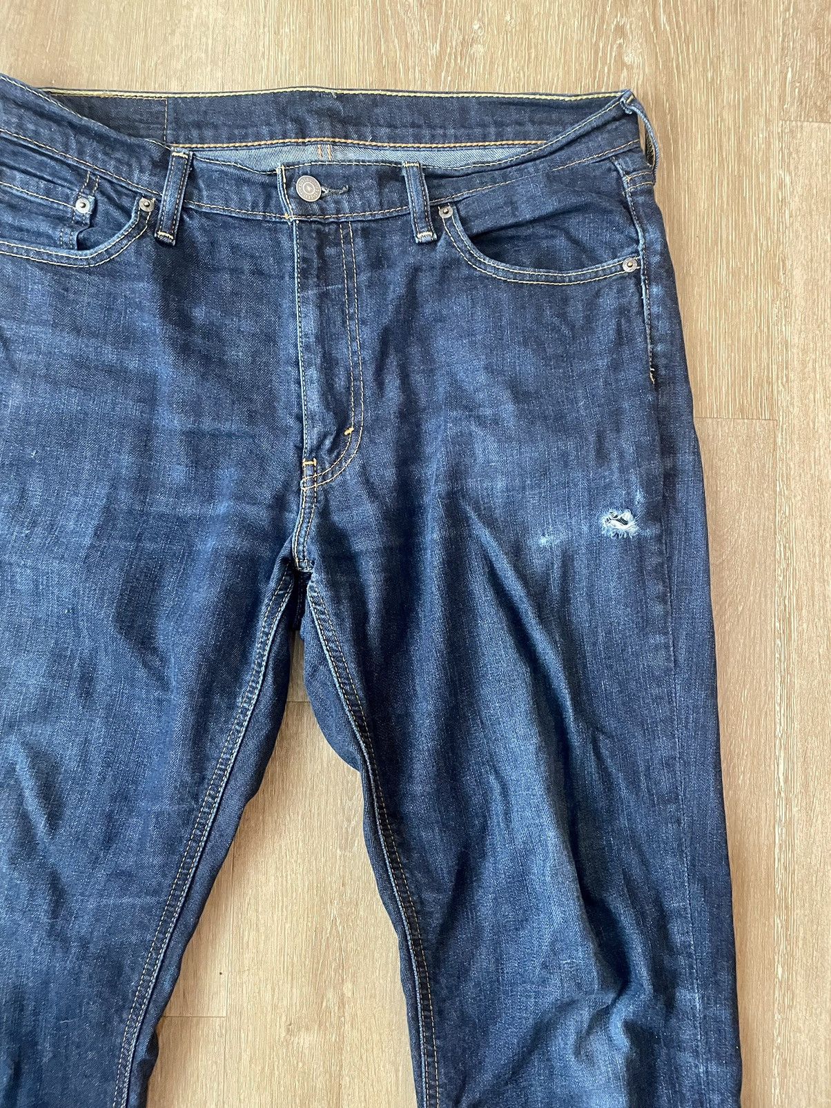 Levi's Levi’s 541 Dark Blue Loose Fit Ripped Regular Jeans 33x32 Size US 34 / EU 50 - 7 Thumbnail