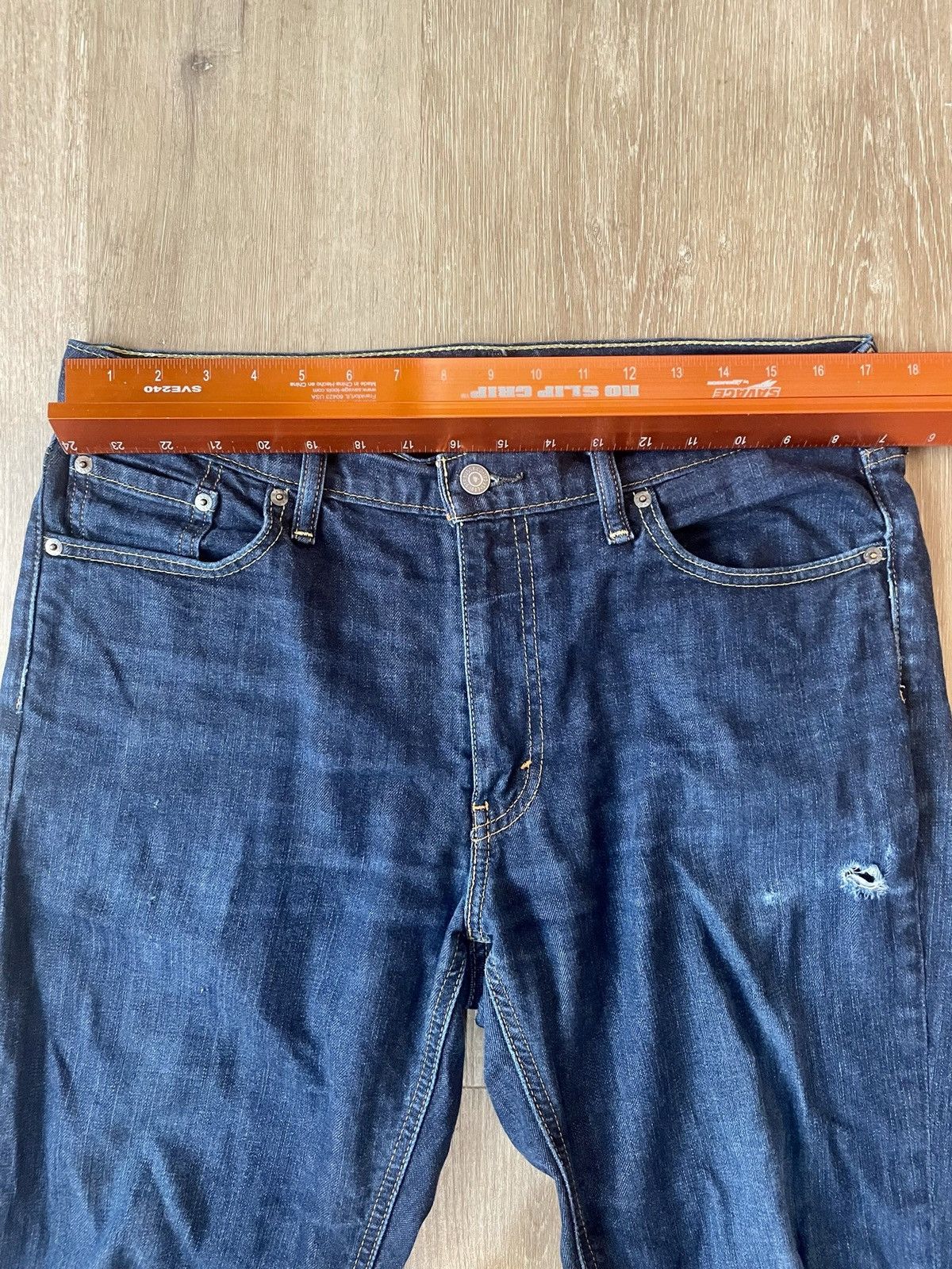 Levi's Levi’s 541 Dark Blue Loose Fit Ripped Regular Jeans 33x32 Size US 34 / EU 50 - 13 Thumbnail