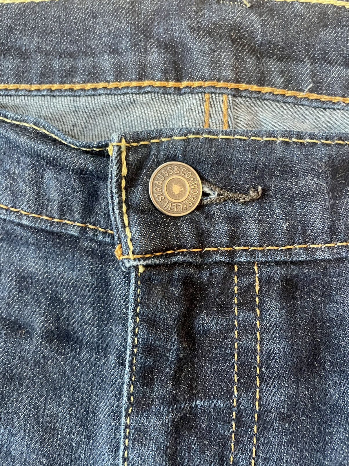 Levi's Levi’s 541 Dark Blue Loose Fit Ripped Regular Jeans 33x32 Size US 34 / EU 50 - 9 Thumbnail
