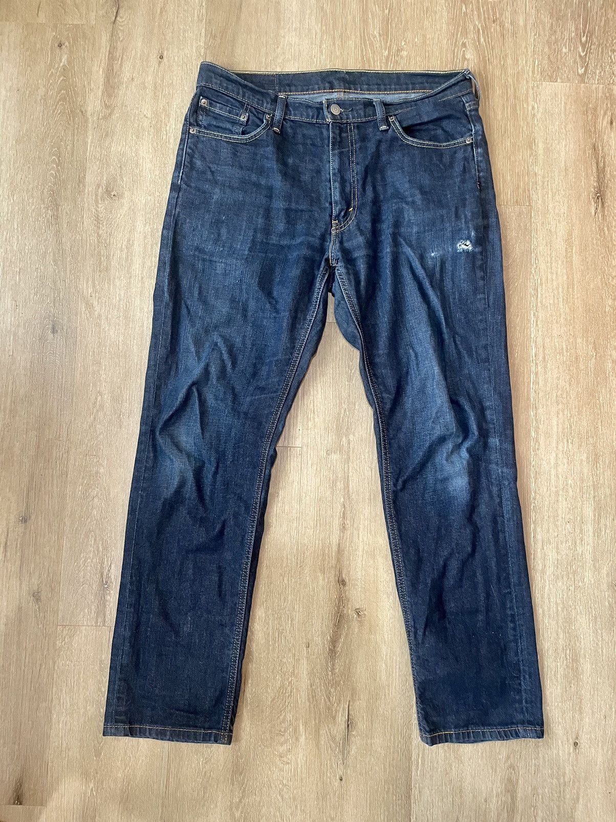 Levi's Levi’s 541 Dark Blue Loose Fit Ripped Regular Jeans 33x32 Size US 34 / EU 50 - 2 Thumbnail