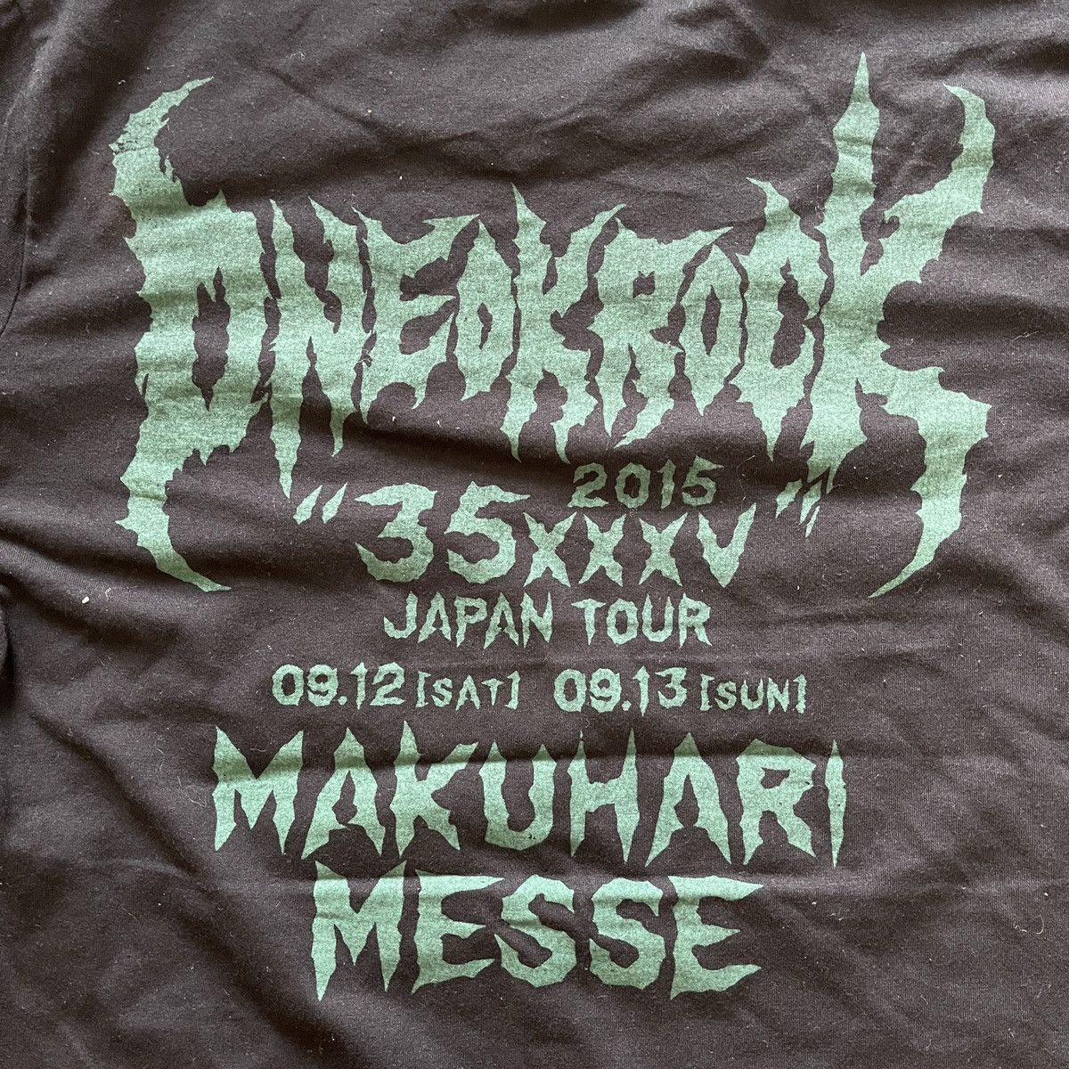 Band Tees × Vintage Metal Thrashed One Ok Rock Concert Makuhari Messe Band Tees Size US M / EU 48-50 / 2 - 11 Thumbnail