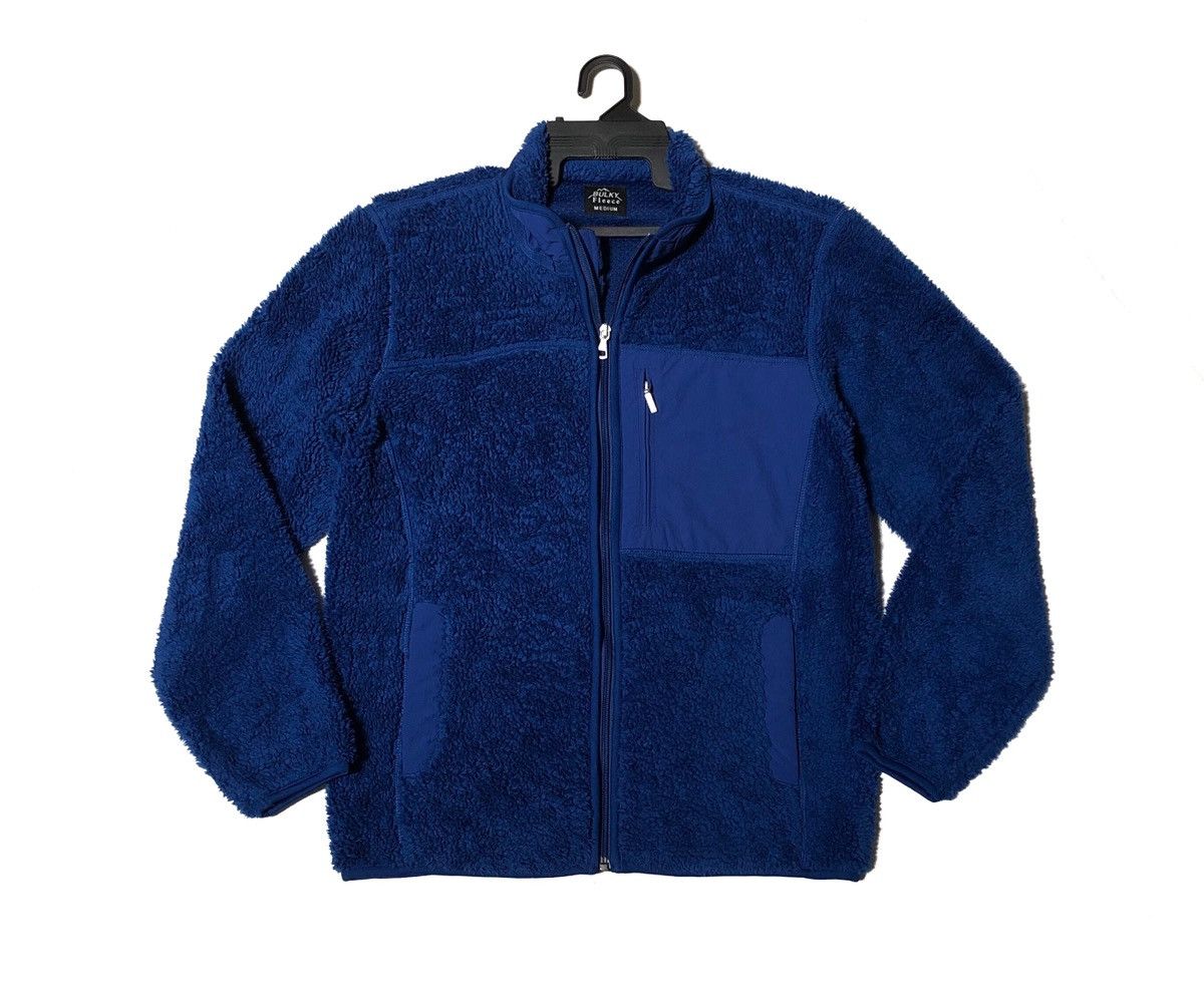 Uniqlo Uniqlo Bulky Fleece Jacket Blue Size US M / EU 48-50 / 2 - 2 Thumbnail