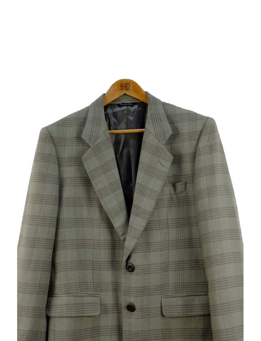 Balenciaga Balenciaga Paris Pour Homme Lambswool Coat Jacket Size US S / EU 44-46 / 1 - 4 Thumbnail