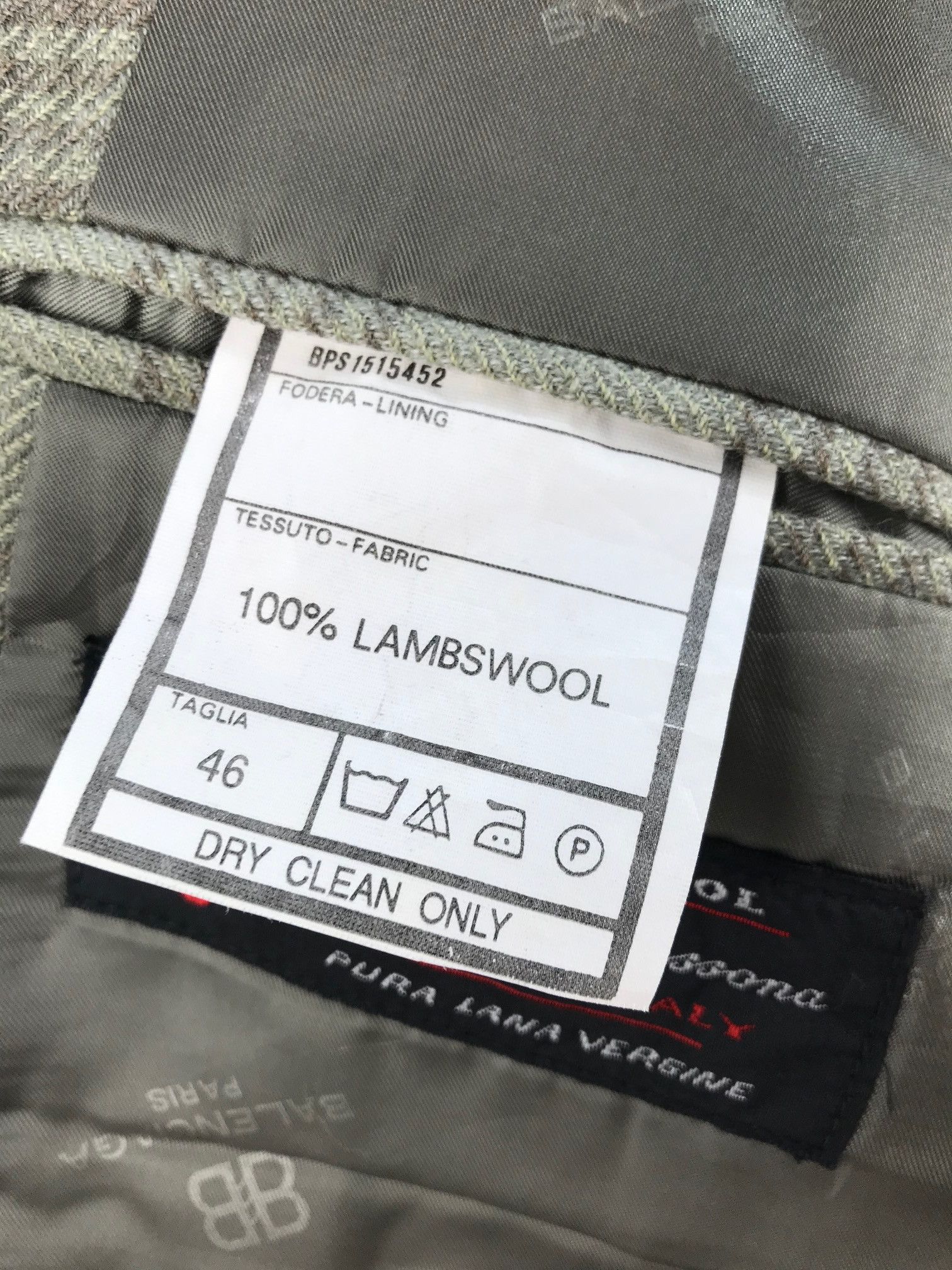 Balenciaga Balenciaga Paris Pour Homme Lambswool Coat Jacket Size US S / EU 44-46 / 1 - 9 Thumbnail
