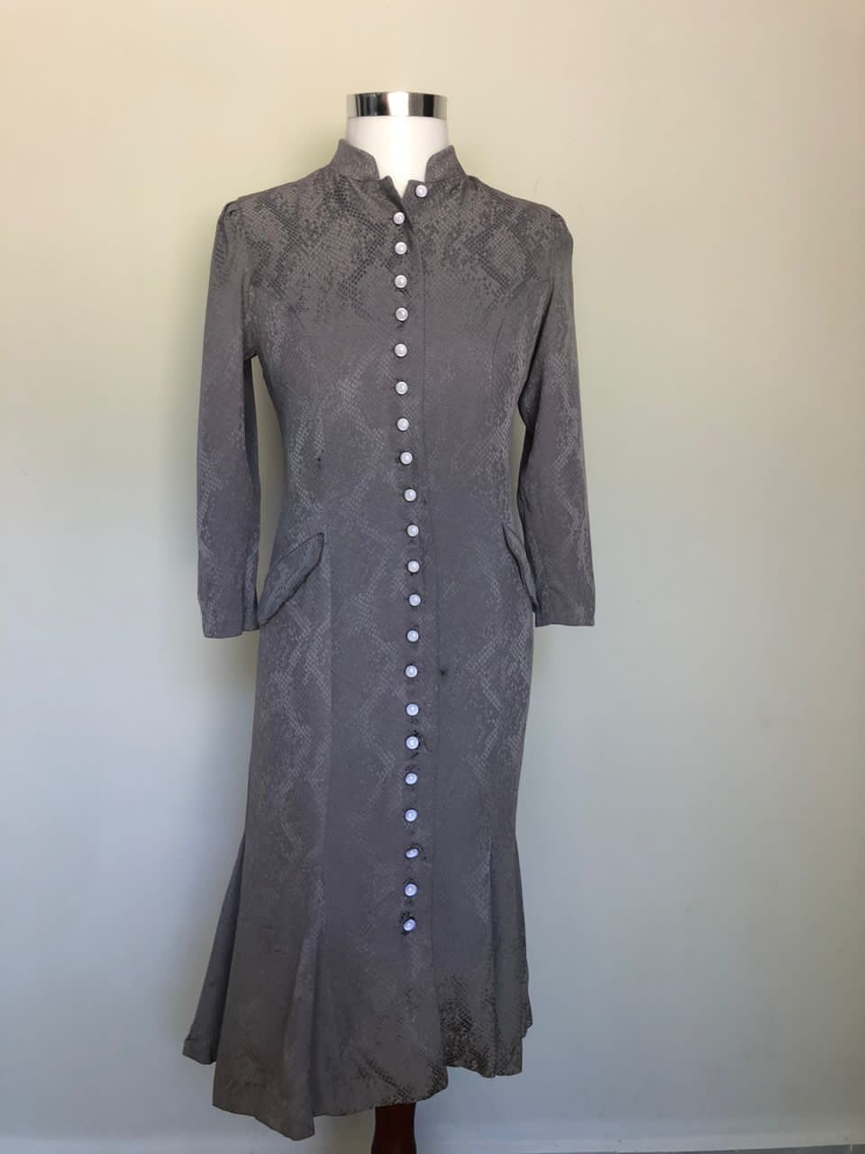Other TRIACETATE CUPRA RAYON MAXI DRESS Size M / US 6-8 / IT 42-44 - 1 Thumbnail