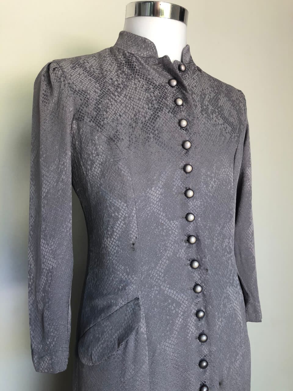 Other TRIACETATE CUPRA RAYON MAXI DRESS Size M / US 6-8 / IT 42-44 - 2 Thumbnail