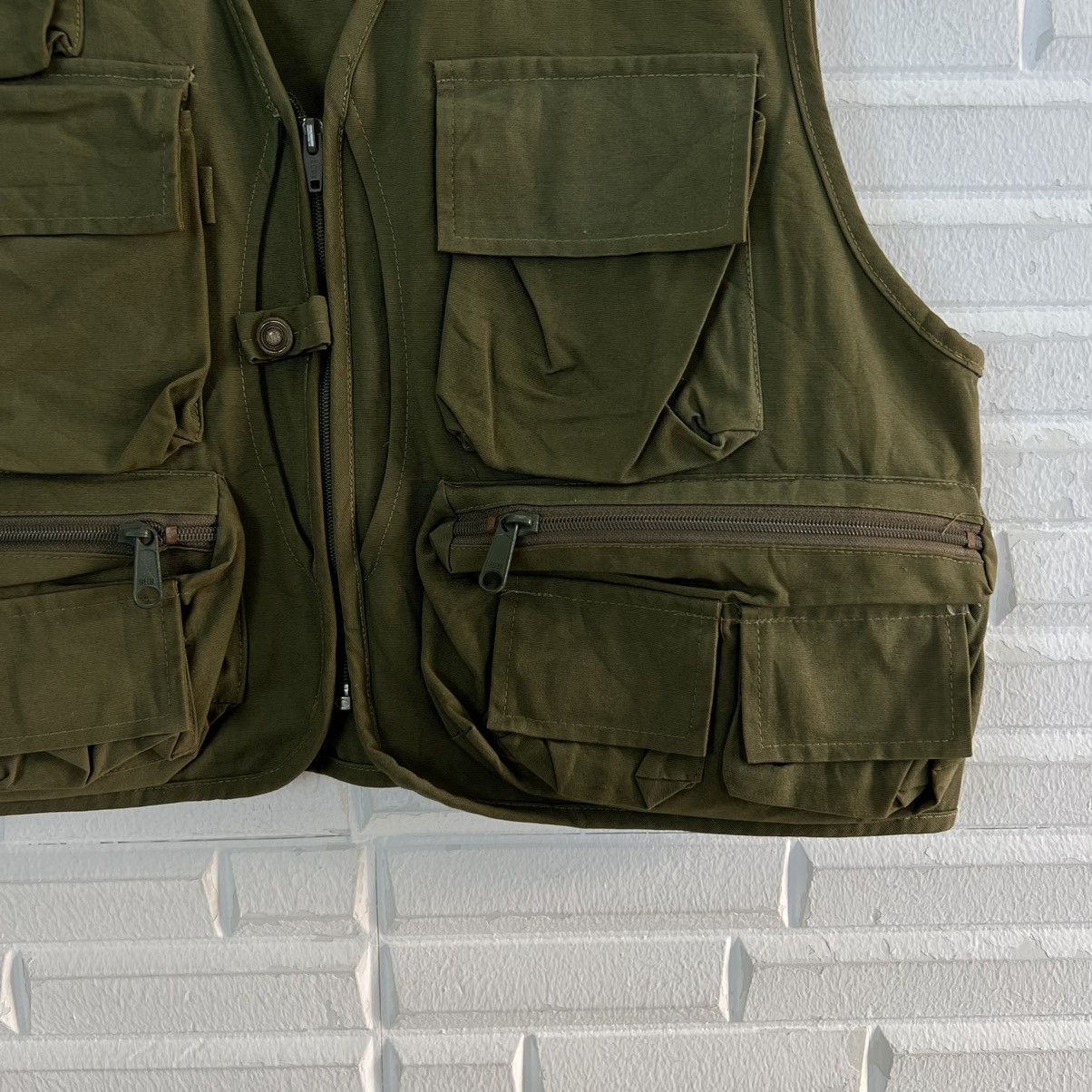 Japanese Brand VINTAGE SPORT WEAR UTILITY VEST MULTI POCKET Size US L / EU 52-54 / 3 - 5 Thumbnail