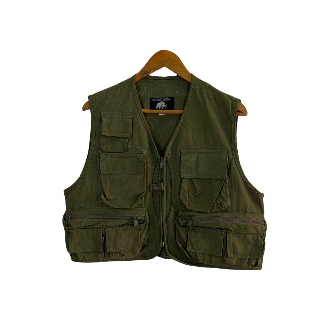 Japanese Brand VINTAGE SPORT WEAR UTILITY VEST MULTI POCKET Size US L / EU 52-54 / 3 - 1 Thumbnail