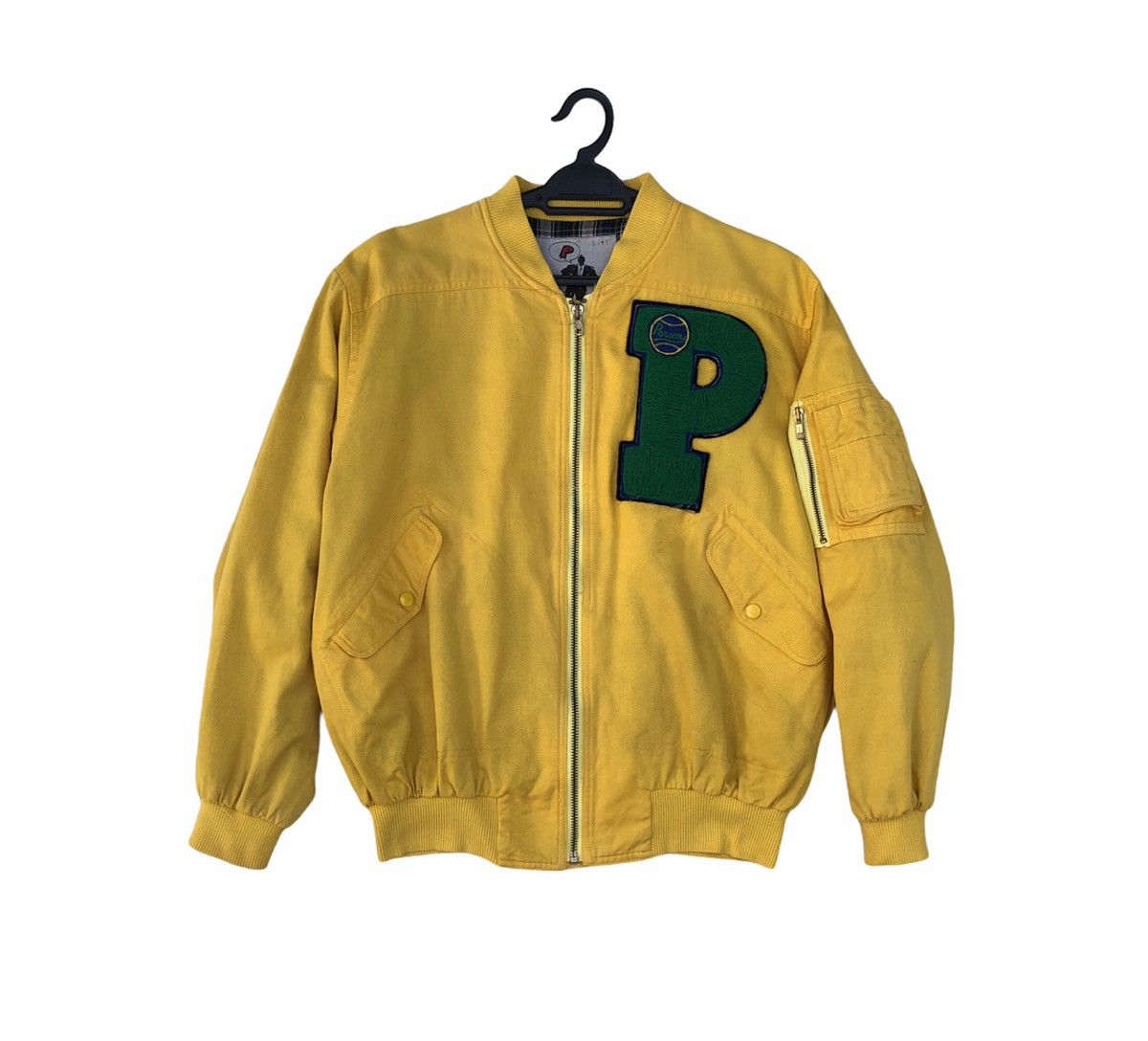 PERSON'S 🔥Vintage Persons Embroidered Big Logo Bomber Jacket Size US L / EU 52-54 / 3 - 1 Thumbnail