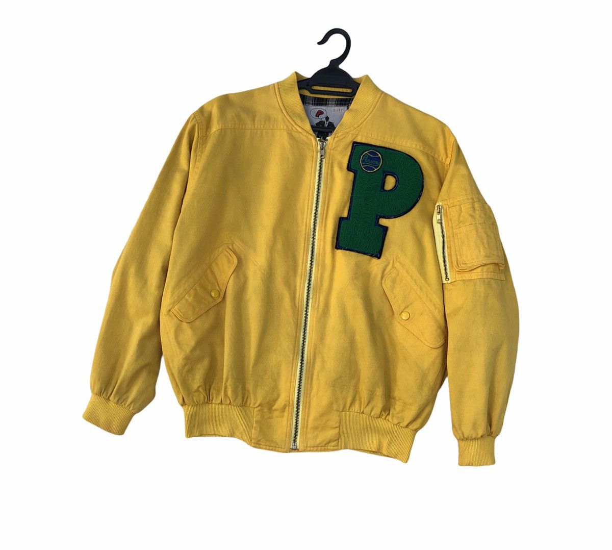 PERSON'S 🔥Vintage Persons Embroidered Big Logo Bomber Jacket Size US L / EU 52-54 / 3 - 2 Thumbnail