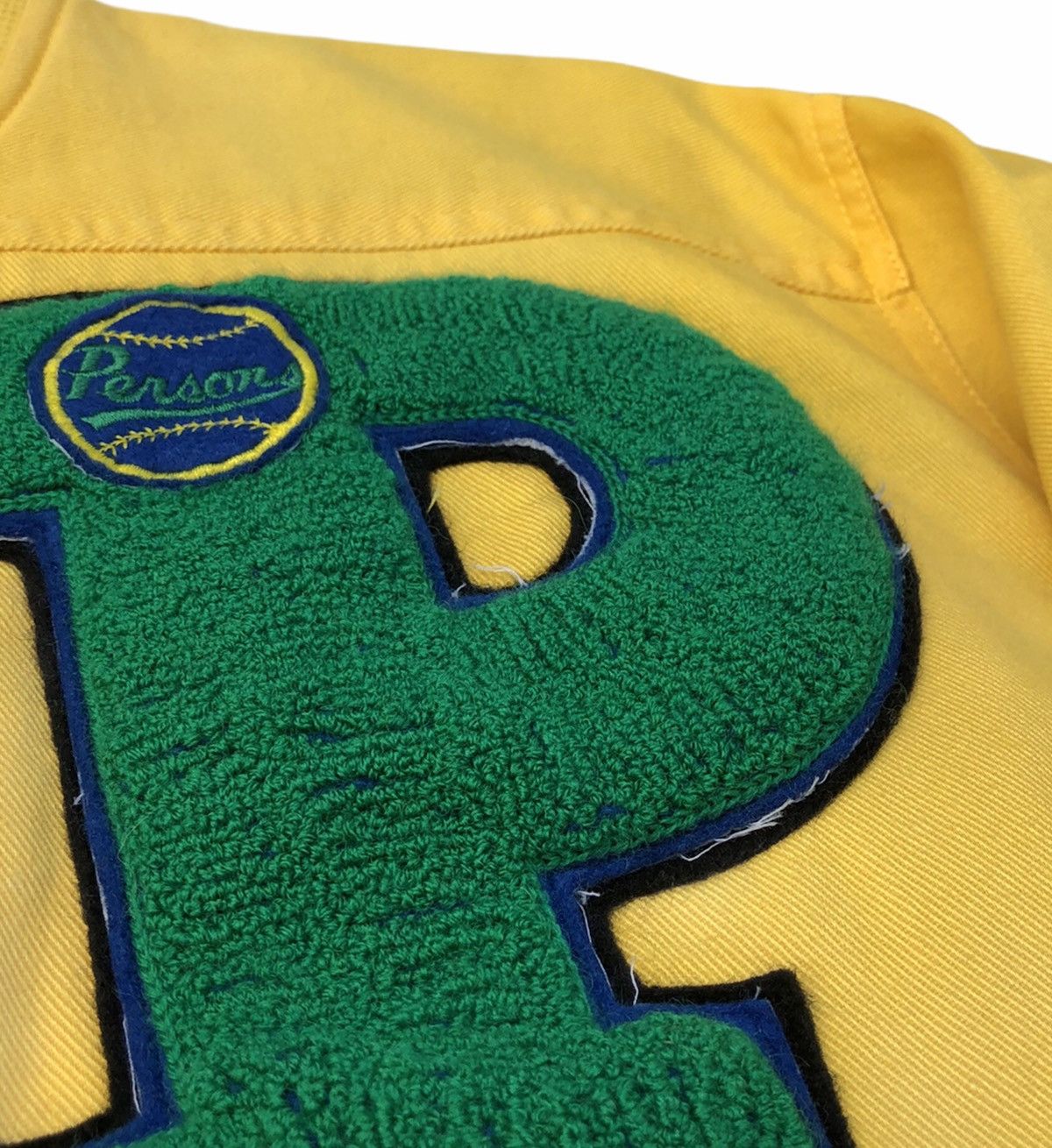 PERSON'S 🔥Vintage Persons Embroidered Big Logo Bomber Jacket Size US L / EU 52-54 / 3 - 4 Thumbnail