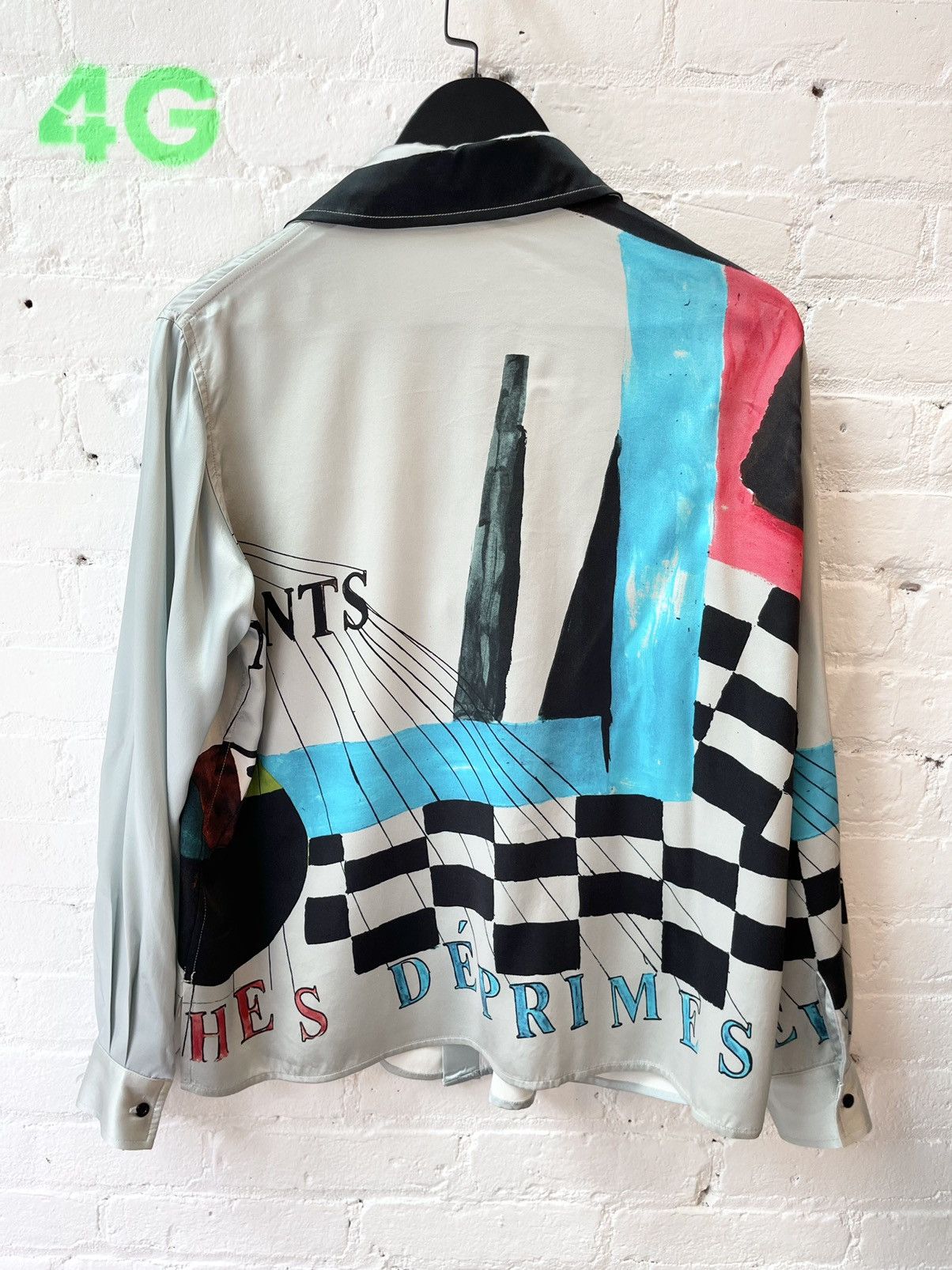Enfants Riches Deprimes ERD 100% SILK CHECKERED SHIRT Size US S / EU 44-46 / 1 - 1 Thumbnail