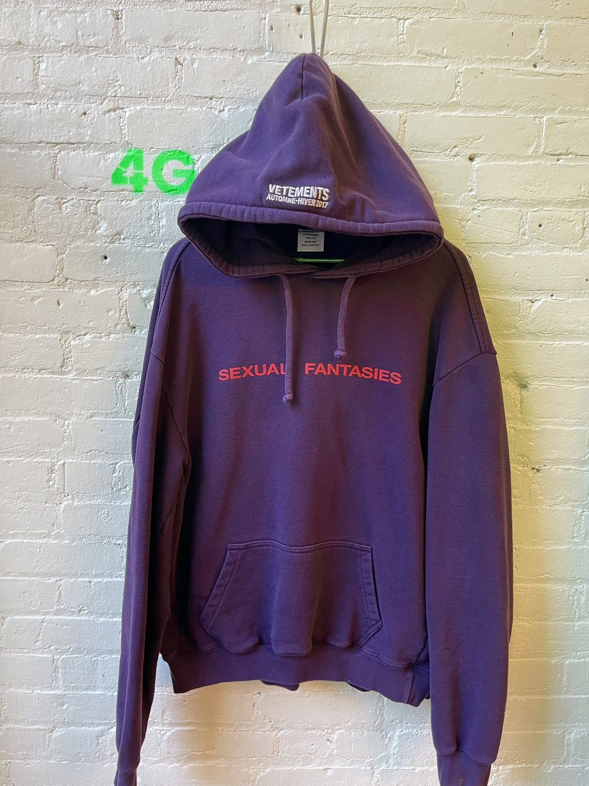 Vetements Vetements SEXUAL FANTASIES Hoodie 4Gseller | Grailed