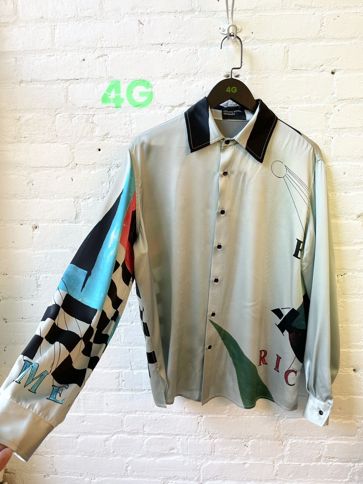Enfants Riches Deprimes ERD SILK CHECKERED SHIRT 4Gseller Size US XL / EU 56 / 4 - 1 Thumbnail