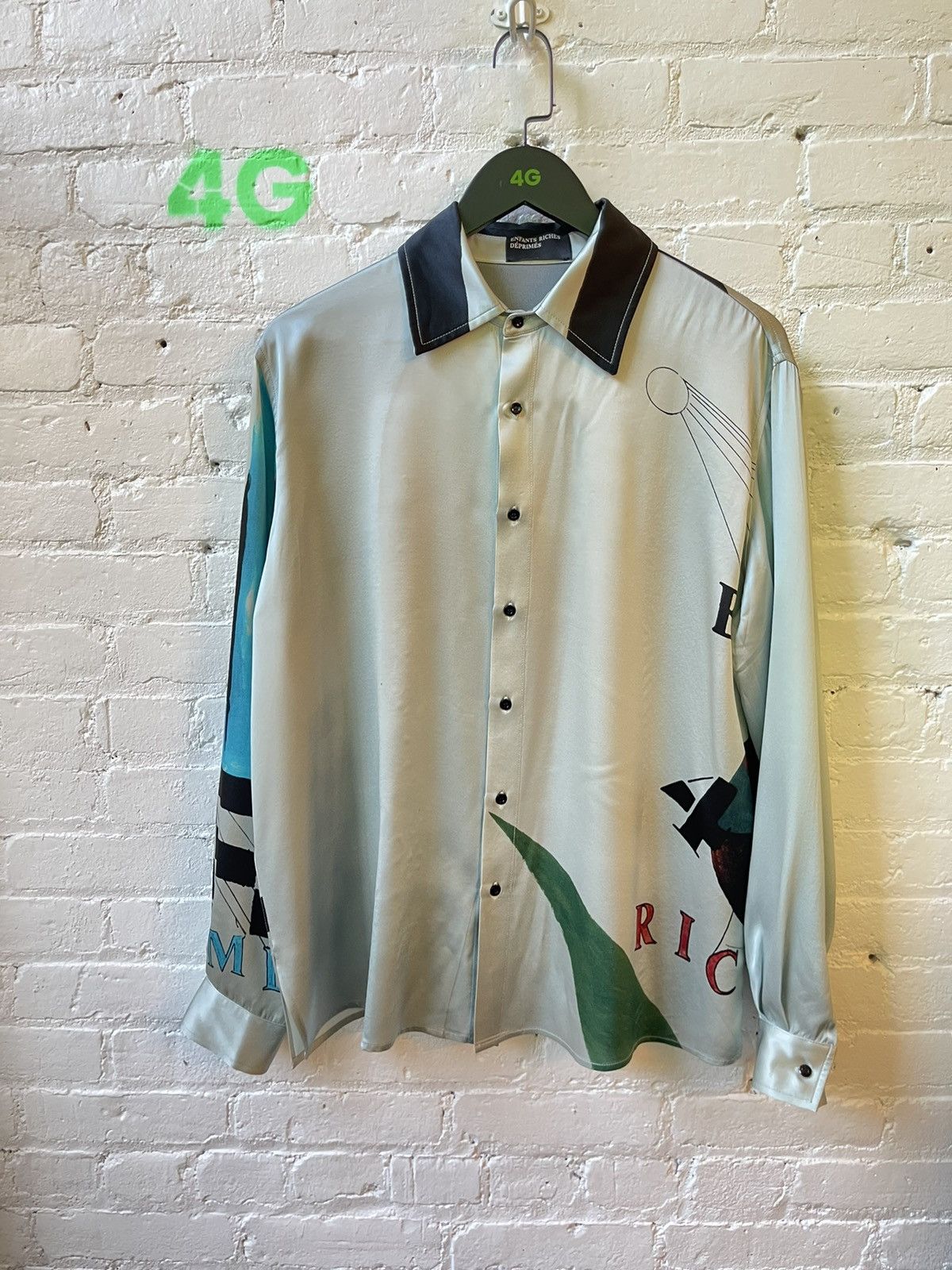 Enfants Riches Deprimes ERD SILK CHECKERED SHIRT 4Gseller Size US XL / EU 56 / 4 - 3 Thumbnail