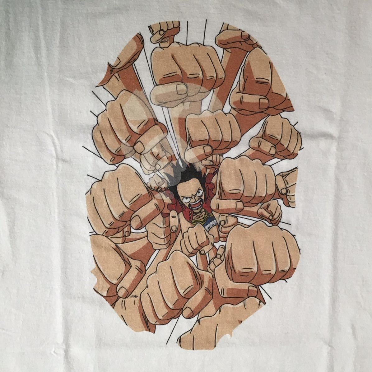 Bape BAPE × onepiece Luffy gatring T-shirt a bathing ape Size US M / EU 48-50 / 2 - 2 Thumbnail
