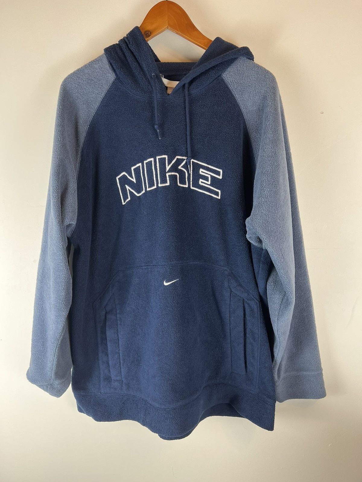 Nike Vintage Y2K Nike Fleece Hoodie Size US L / EU 52-54 / 3 - 1 Thumbnail