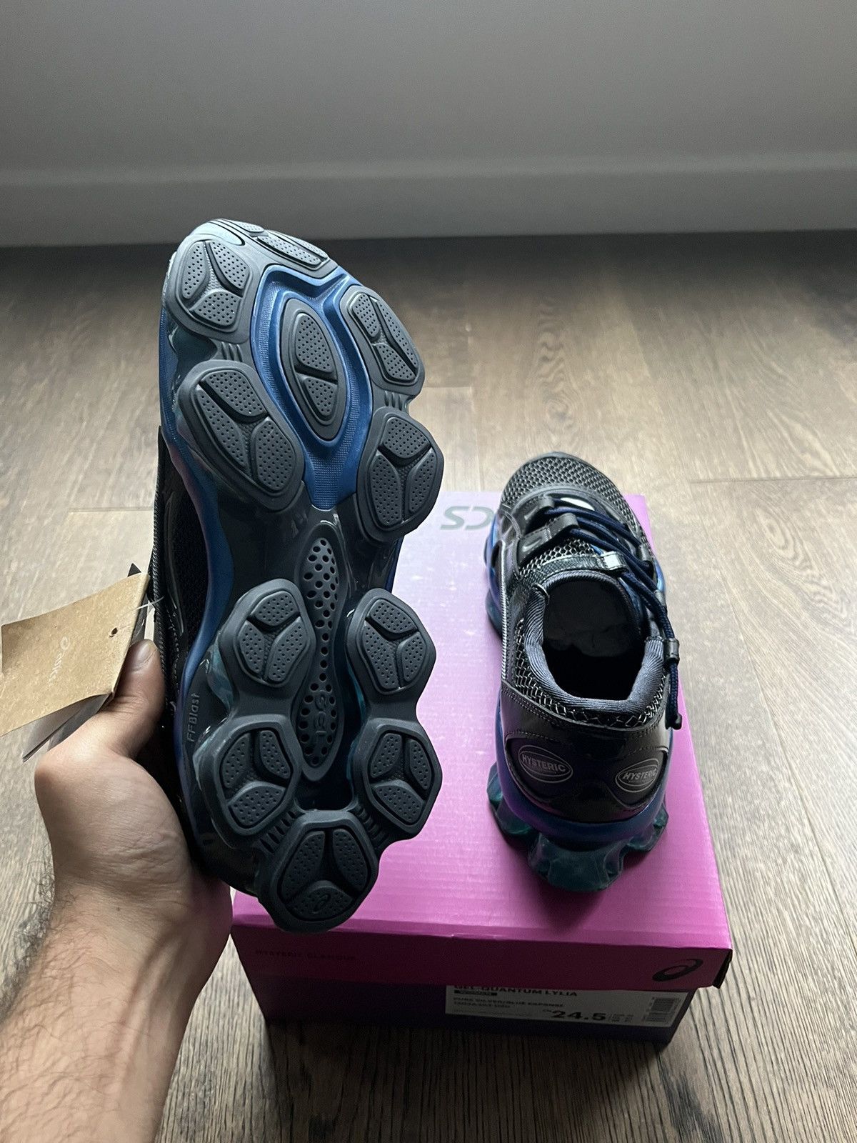 Asics × Hysteric Glamour × Kiko Kostadinov Gel Quantum Lylia Pure Silver / Blue Expanse Size US 11.5 / IT 41.5 - 5 Thumbnail