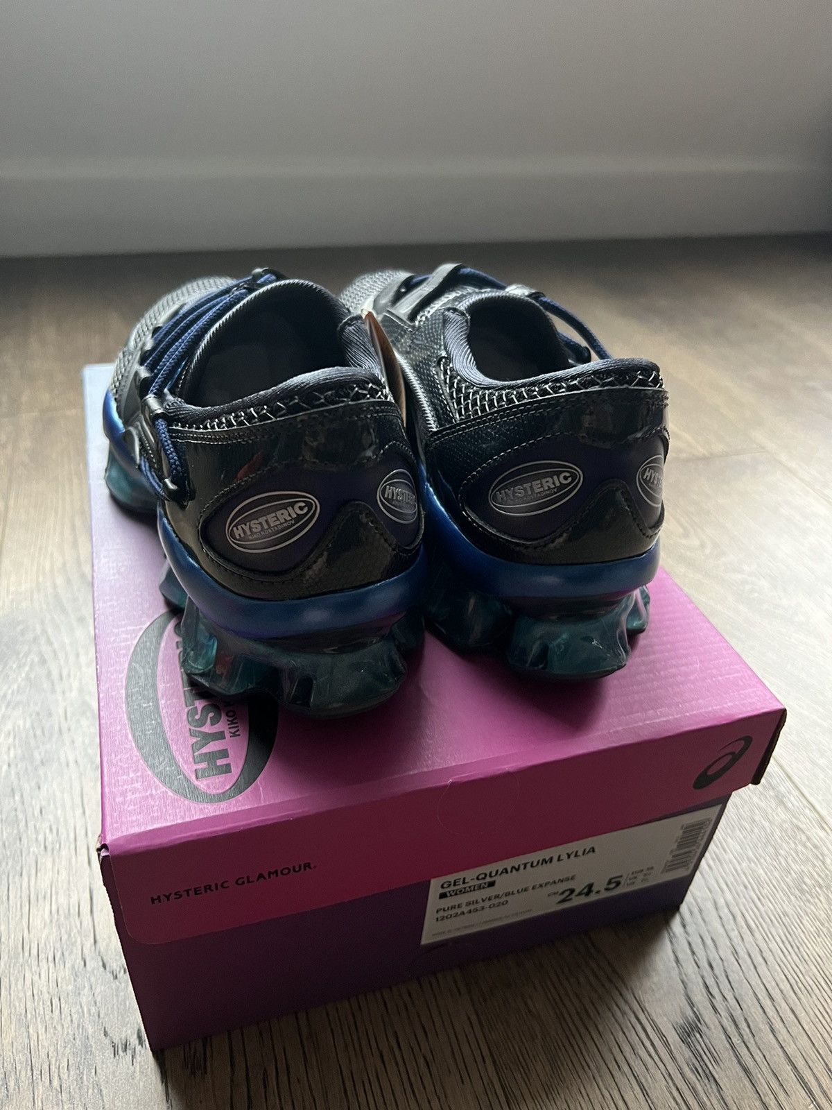 Asics × Hysteric Glamour × Kiko Kostadinov Gel Quantum Lylia Pure Silver / Blue Expanse Size US 11.5 / IT 41.5 - 4 Thumbnail