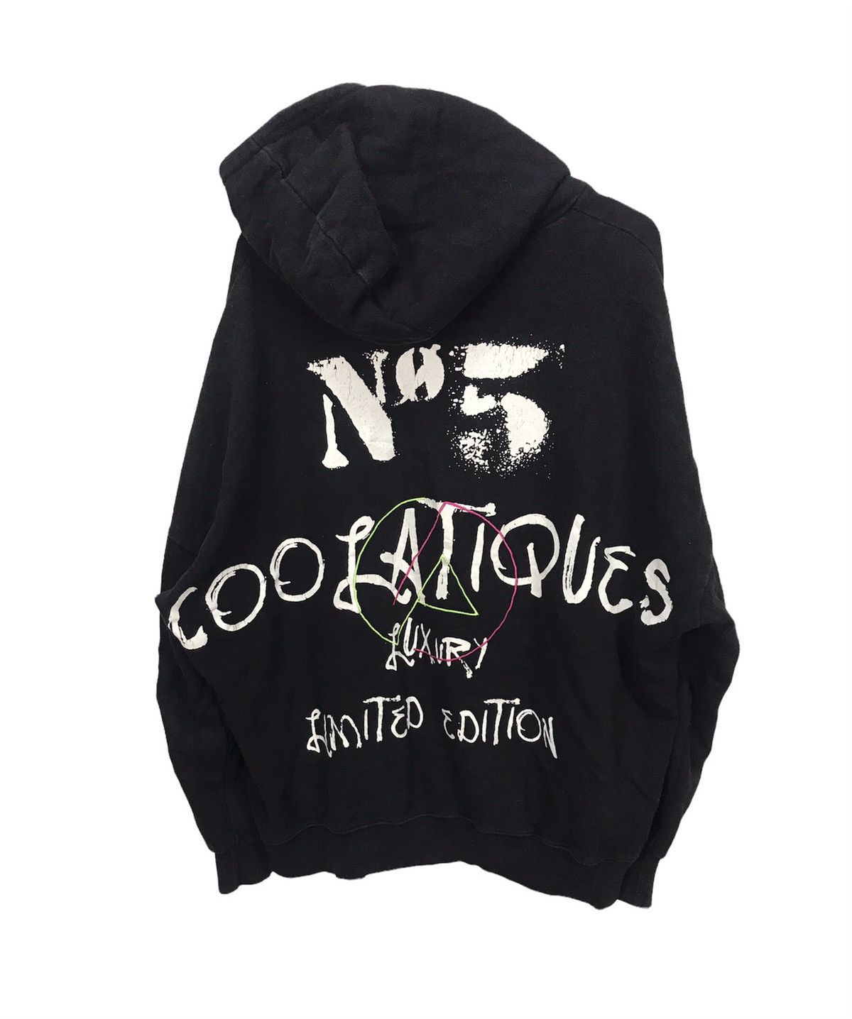 image of Seditionaries Unbrand Printed Beggie Hoodie Pullover in Black, Men's (Size XL)