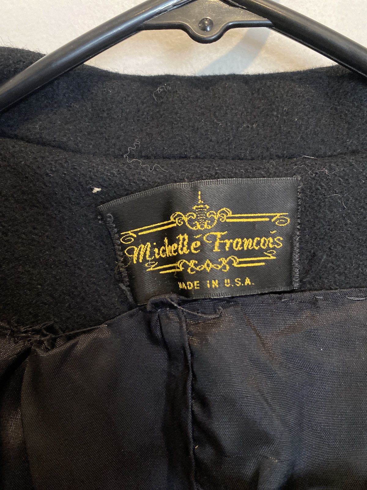 Genuine Leather × Vintage Vintage 80s Women’s Michellé Francois coat Size US L / EU 52-54 / 3 - 3 Thumbnail