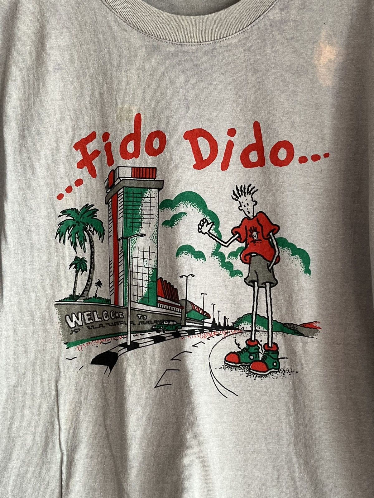 Vintage Fido dido ft68 Size US XL / EU 56 / 4 - 2 Thumbnail