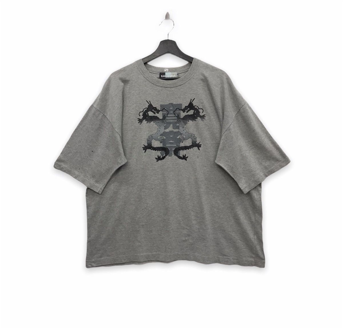 Japanese Brand × Kansai Yamamoto Rare!! Kansai Man/Kansai Yamamoto dragon printed tshirt Size US XXL / EU 58 / 5 - 1 Thumbnail