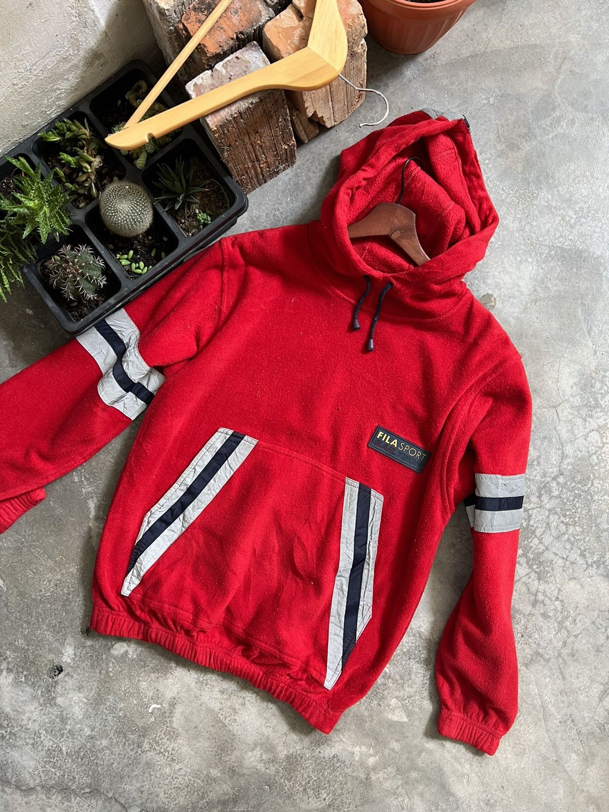 Fila × Vintage FILA ❤️‍🔥 Vintage Fila Ice Tech Fleece Hoddies Jacket Size US XS / EU 42 / 0 - 8 Thumbnail