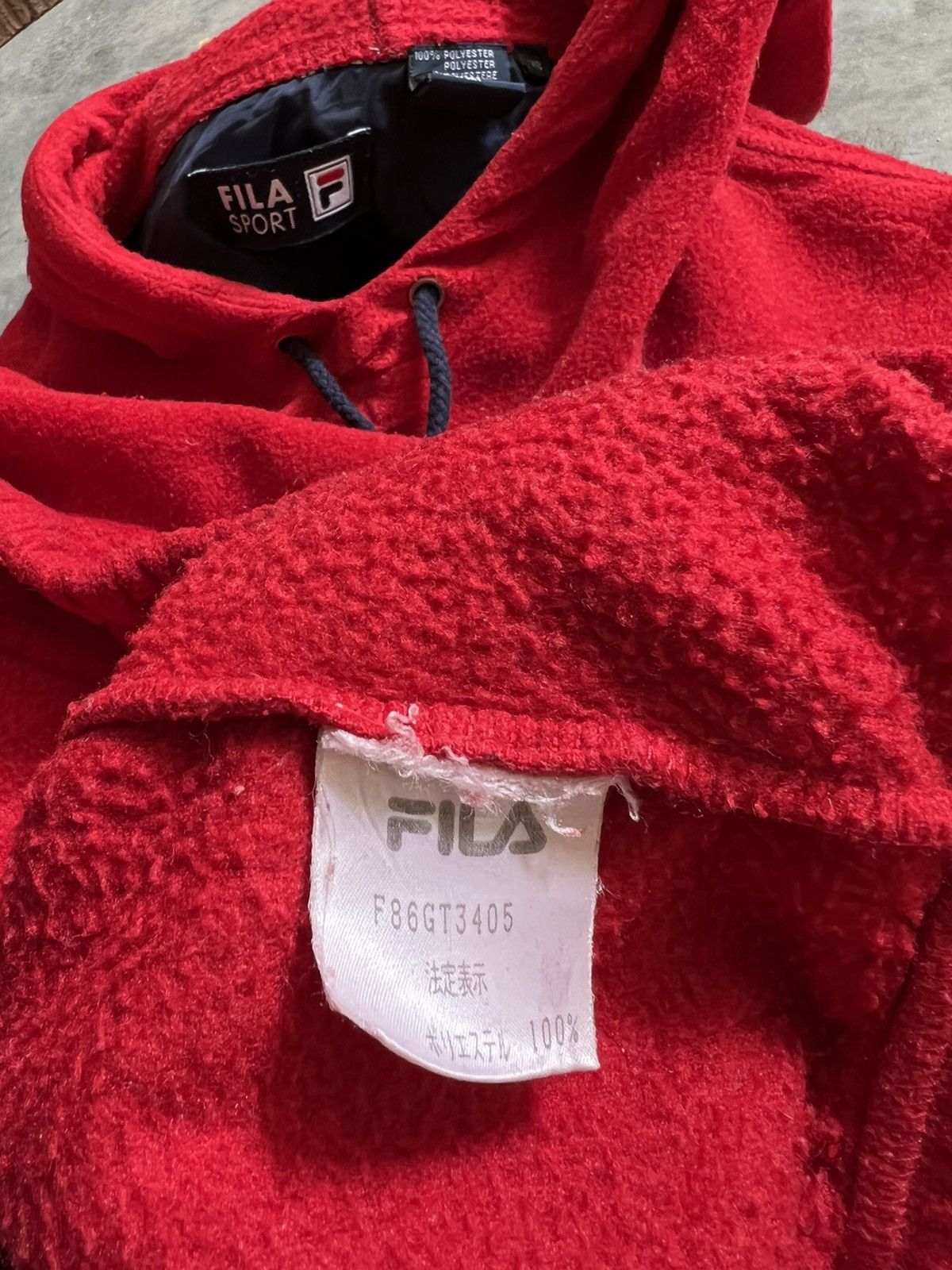 Fila × Vintage FILA ❤️‍🔥 Vintage Fila Ice Tech Fleece Hoddies Jacket Size US XS / EU 42 / 0 - 15 Thumbnail