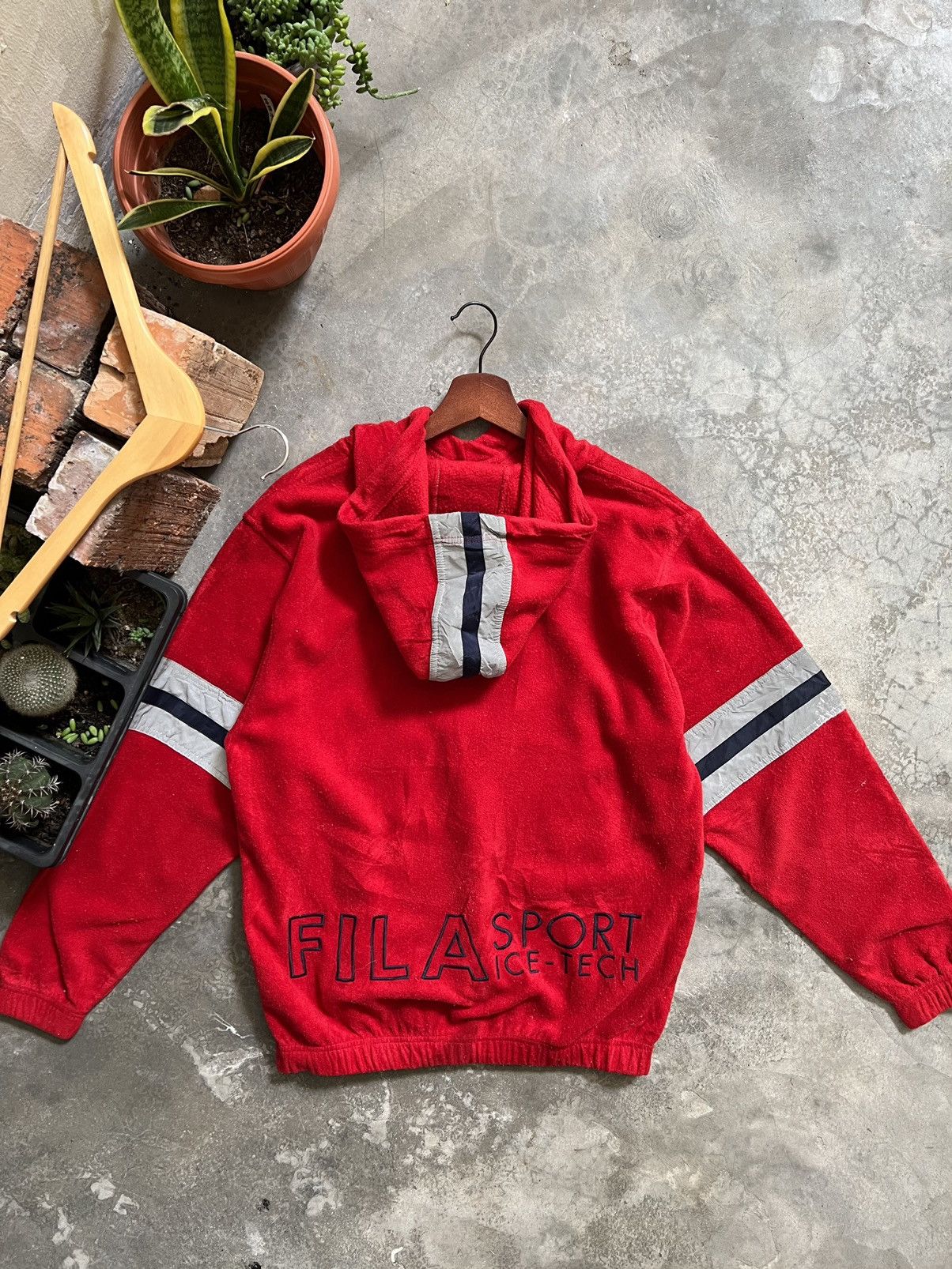 Fila × Vintage FILA ❤️‍🔥 Vintage Fila Ice Tech Fleece Hoddies Jacket Size US XS / EU 42 / 0 - 2 Thumbnail
