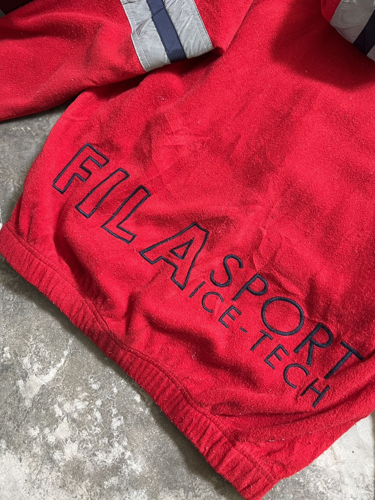 Fila × Vintage FILA ❤️‍🔥 Vintage Fila Ice Tech Fleece Hoddies Jacket Size US XS / EU 42 / 0 - 9 Thumbnail