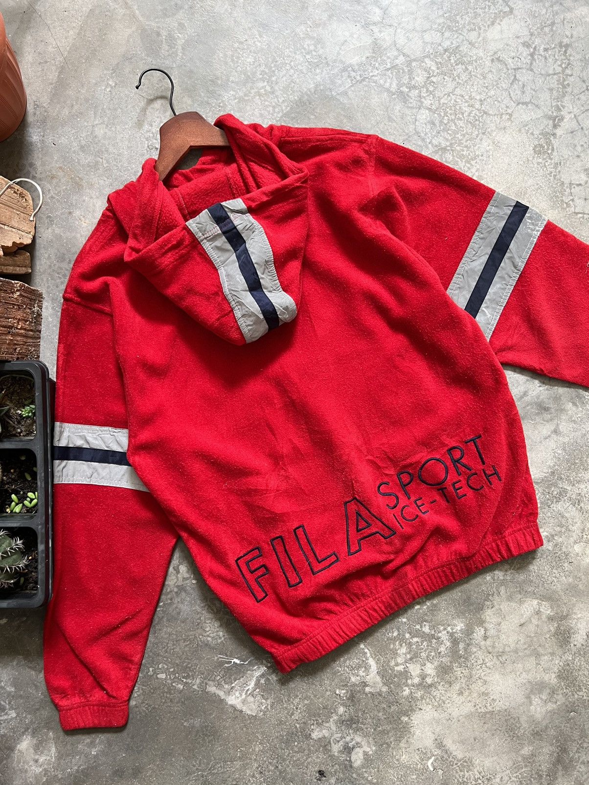 Fila × Vintage FILA ❤️‍🔥 Vintage Fila Ice Tech Fleece Hoddies Jacket Size US XS / EU 42 / 0 - 5 Thumbnail