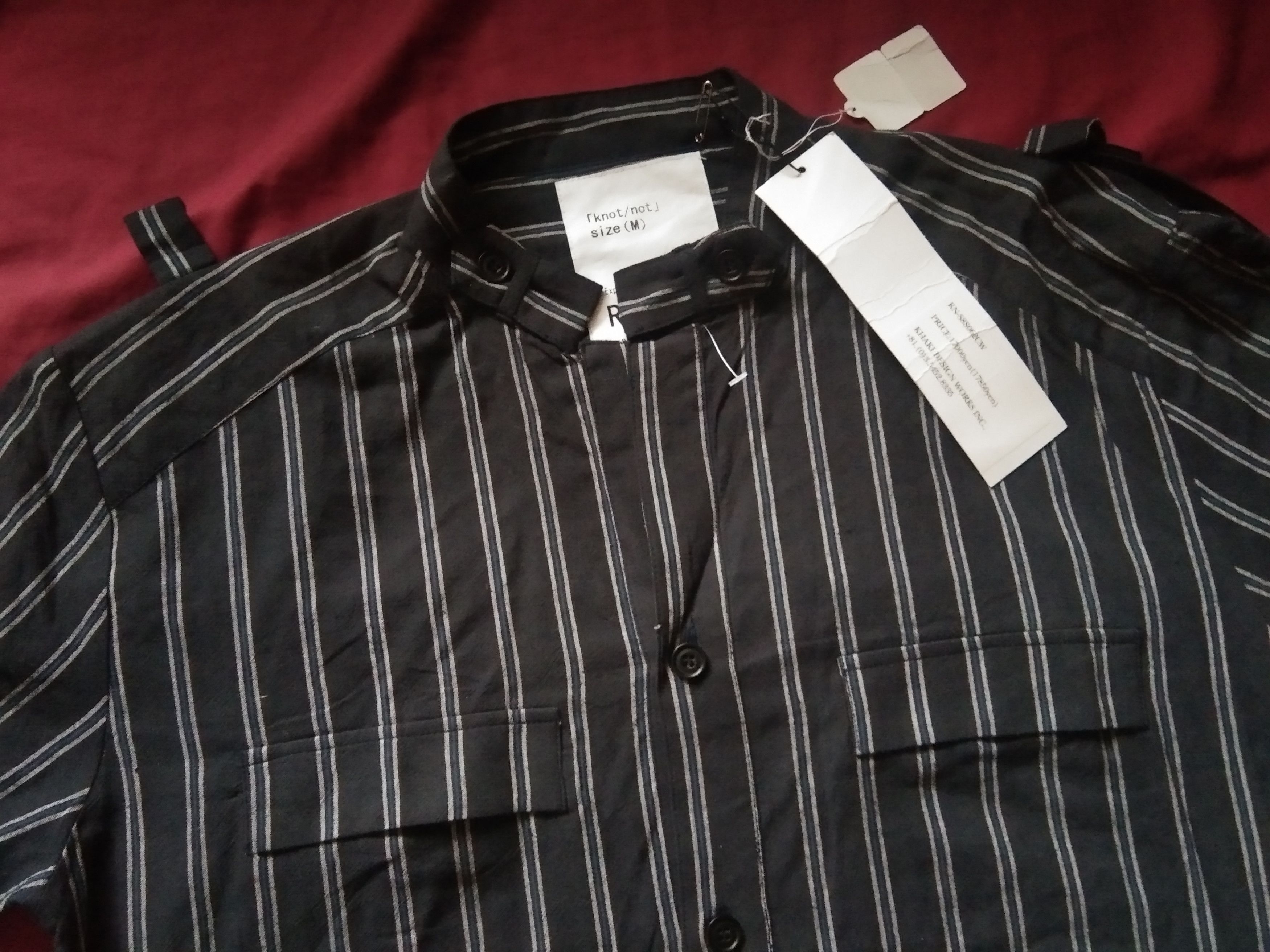 Japanese Brand BNWT $130 Khaki Design Works shirt fashion designer Japan Size US M / EU 48-50 / 2 - 4 Thumbnail