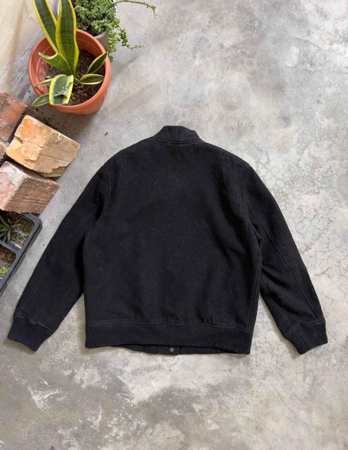 Uniqlo BEST OFFER 🔥 Uniqlo Wool Varsity Bomber Jacket Size US L / EU 52-54 / 3 - 6 Thumbnail