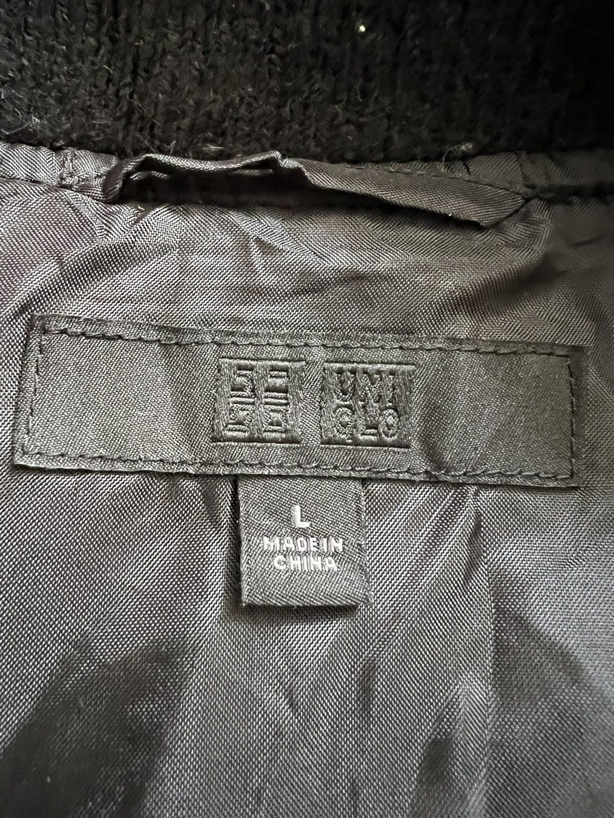 Uniqlo BEST OFFER 🔥 Uniqlo Wool Varsity Bomber Jacket Size US L / EU 52-54 / 3 - 8 Thumbnail