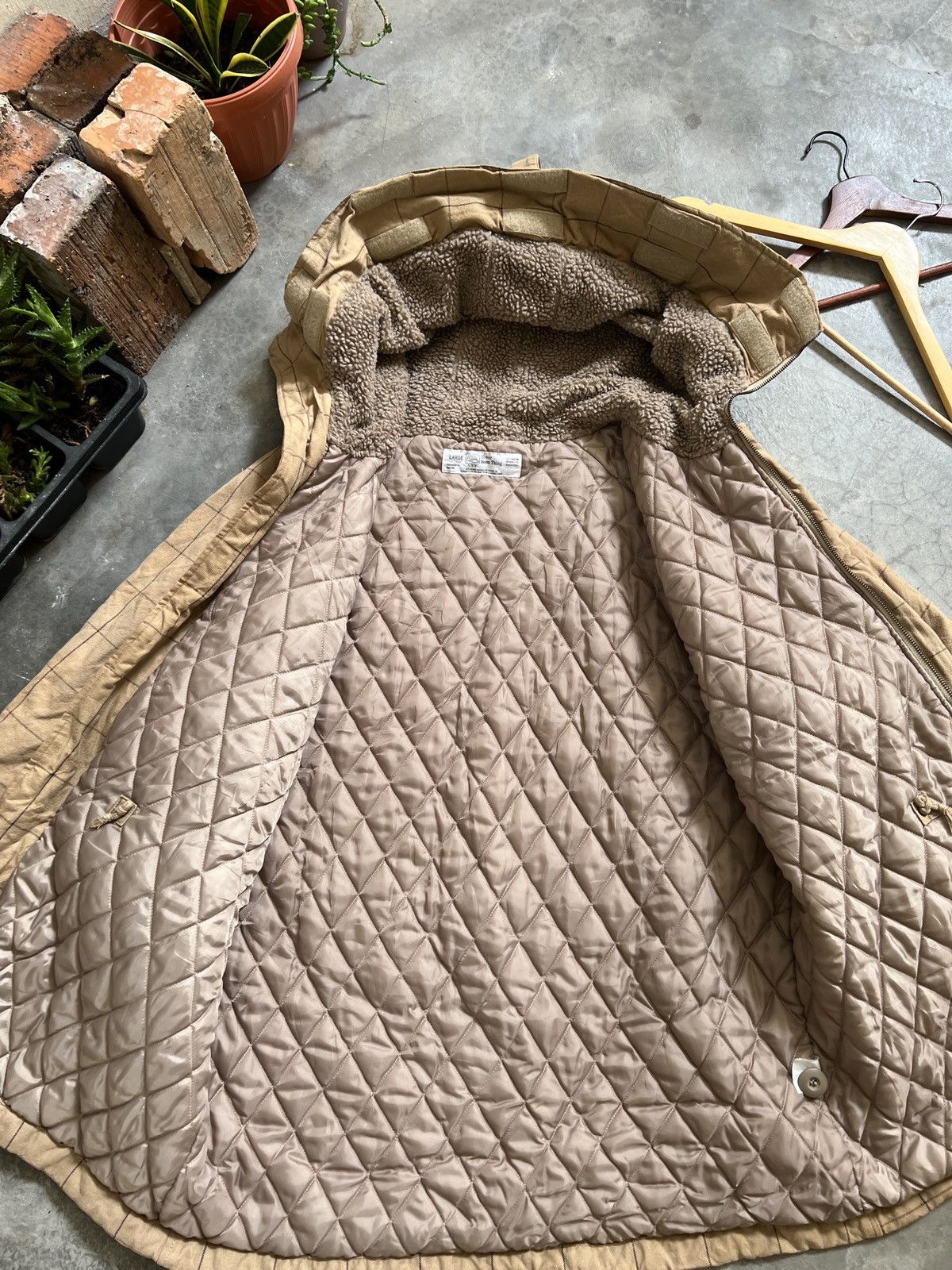 Japanese Brand × Vintage VINTAGE 🔥 Parkas Quilted Denim Hood Jacket Size US L / EU 52-54 / 3 - 12 Thumbnail