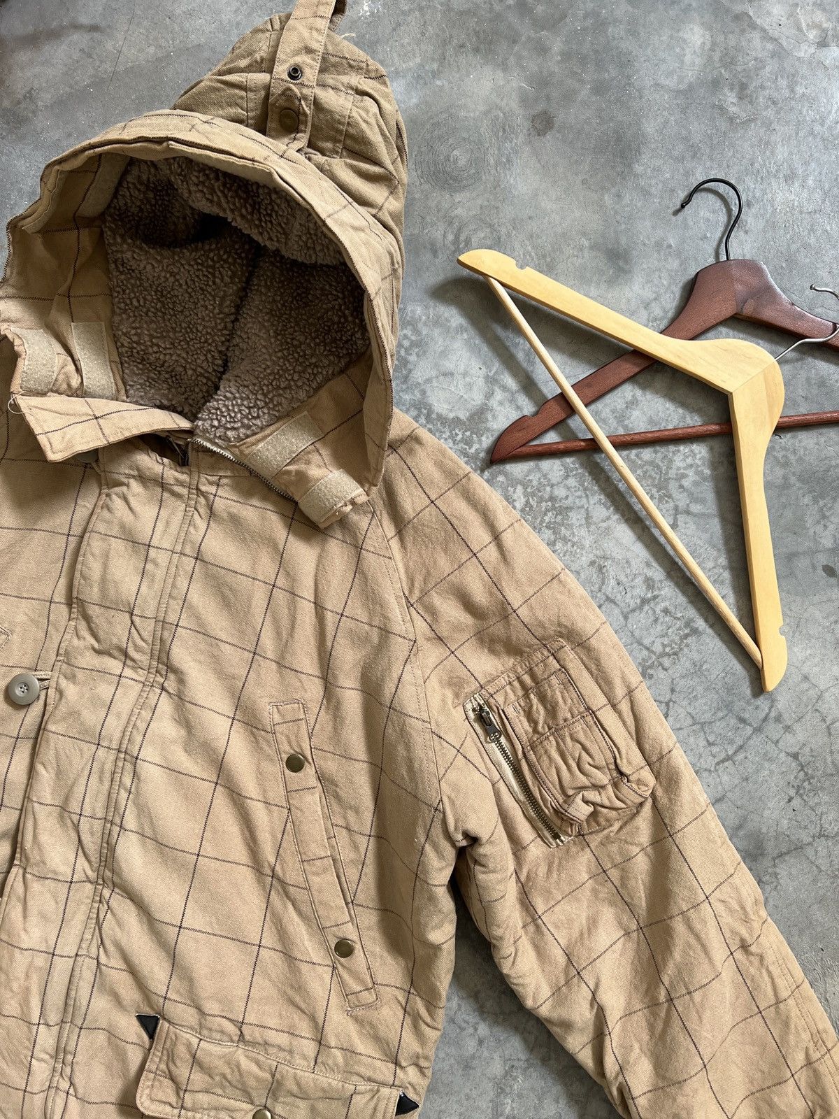 Japanese Brand × Vintage VINTAGE 🔥 Parkas Quilted Denim Hood Jacket Size US L / EU 52-54 / 3 - 11 Thumbnail