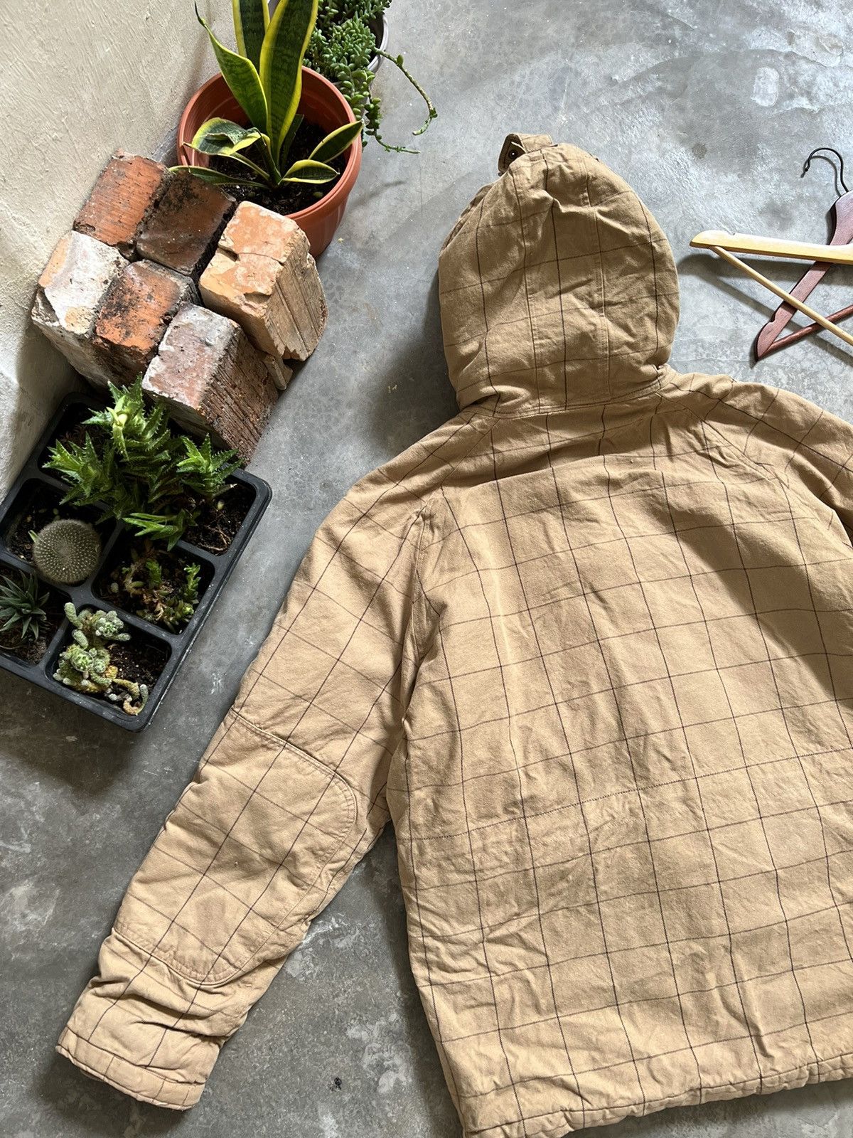 Japanese Brand × Vintage VINTAGE 🔥 Parkas Quilted Denim Hood Jacket Size US L / EU 52-54 / 3 - 16 Thumbnail